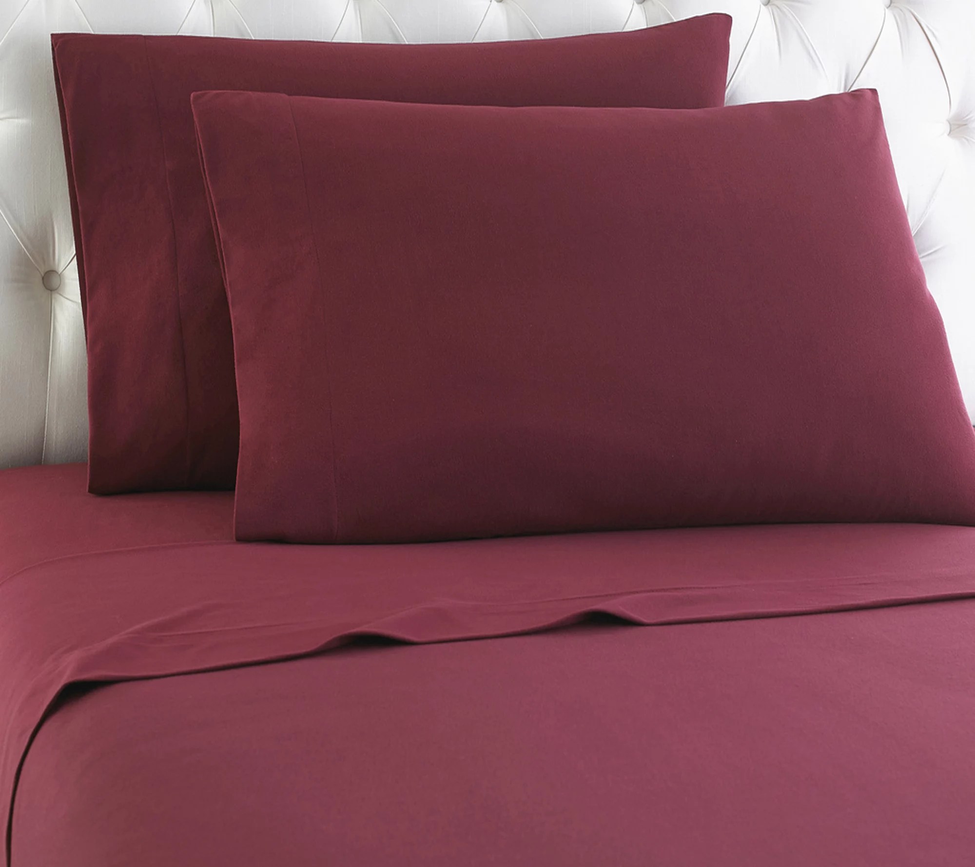 Shavel Micro Flannel Solid Color Twin Sheet Set