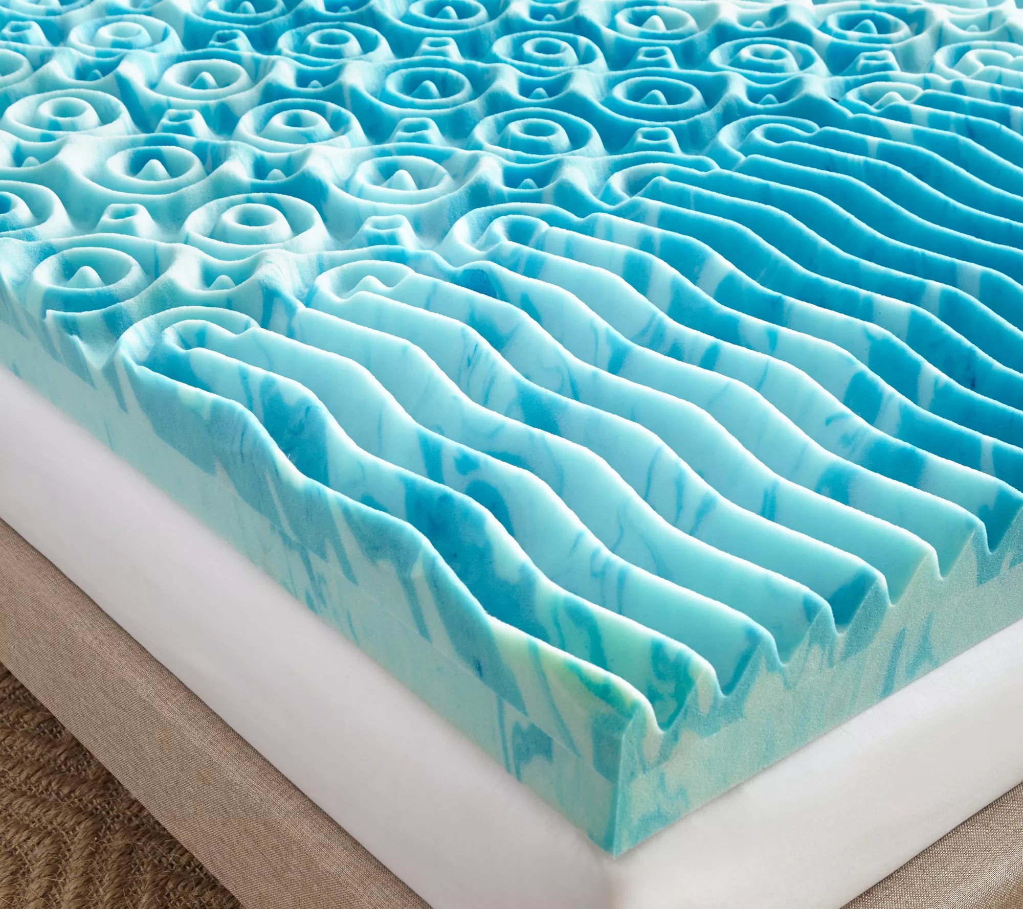 Henredon 4" King Cooling Gel Memory Foam Mattress Topper