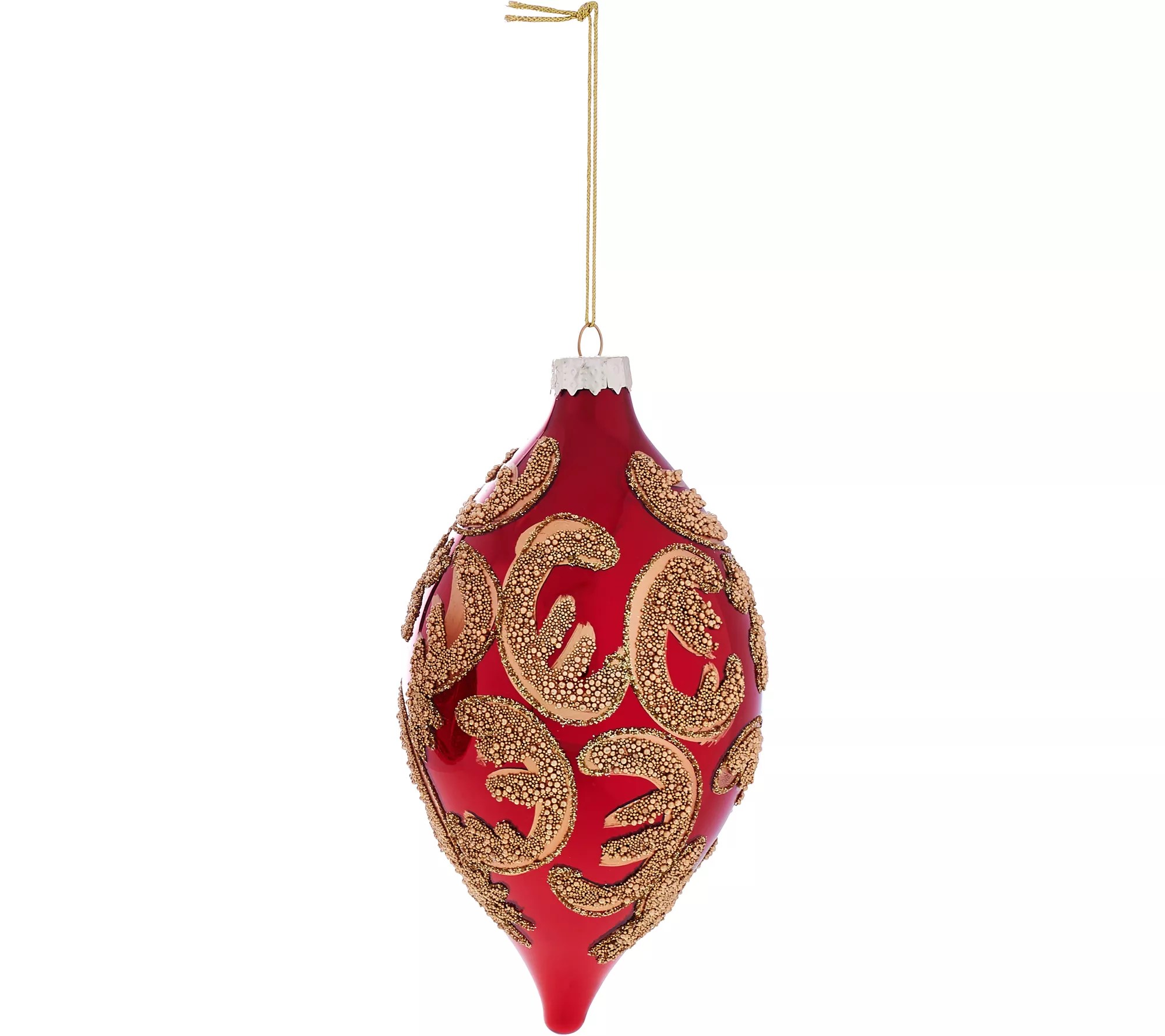 Set of 6 Beaded Ornaments by Valerie