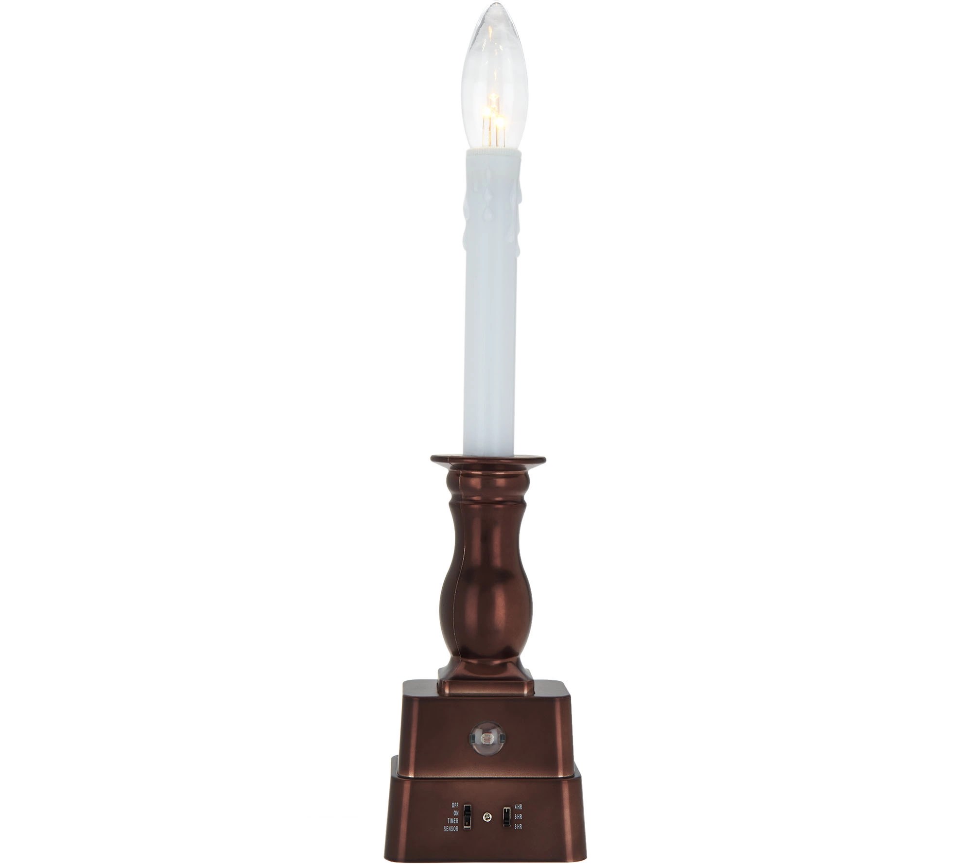 Bethlehem Lights Set of 4 Battery Op. Slim Base Window Candles