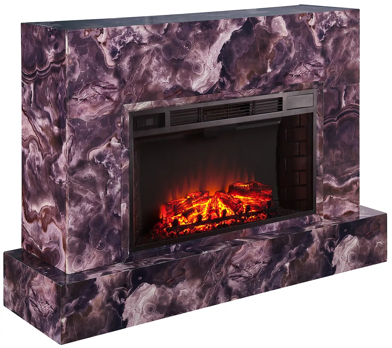 Southern Enterprises Torvelle Electric Fireplace TV Stand Prp