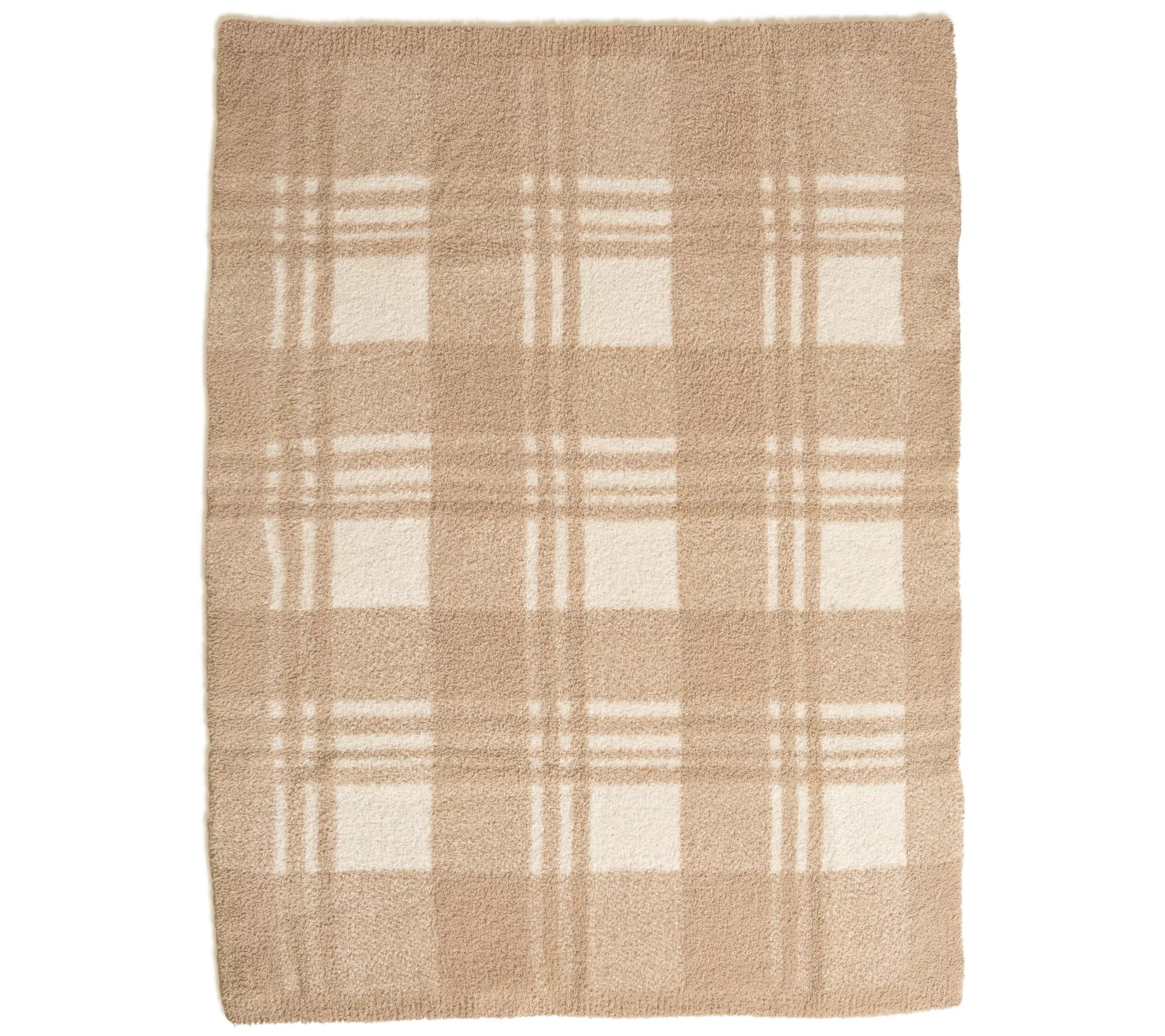 Barefoot Dreams CozyChic Plaid Stroller Blanket