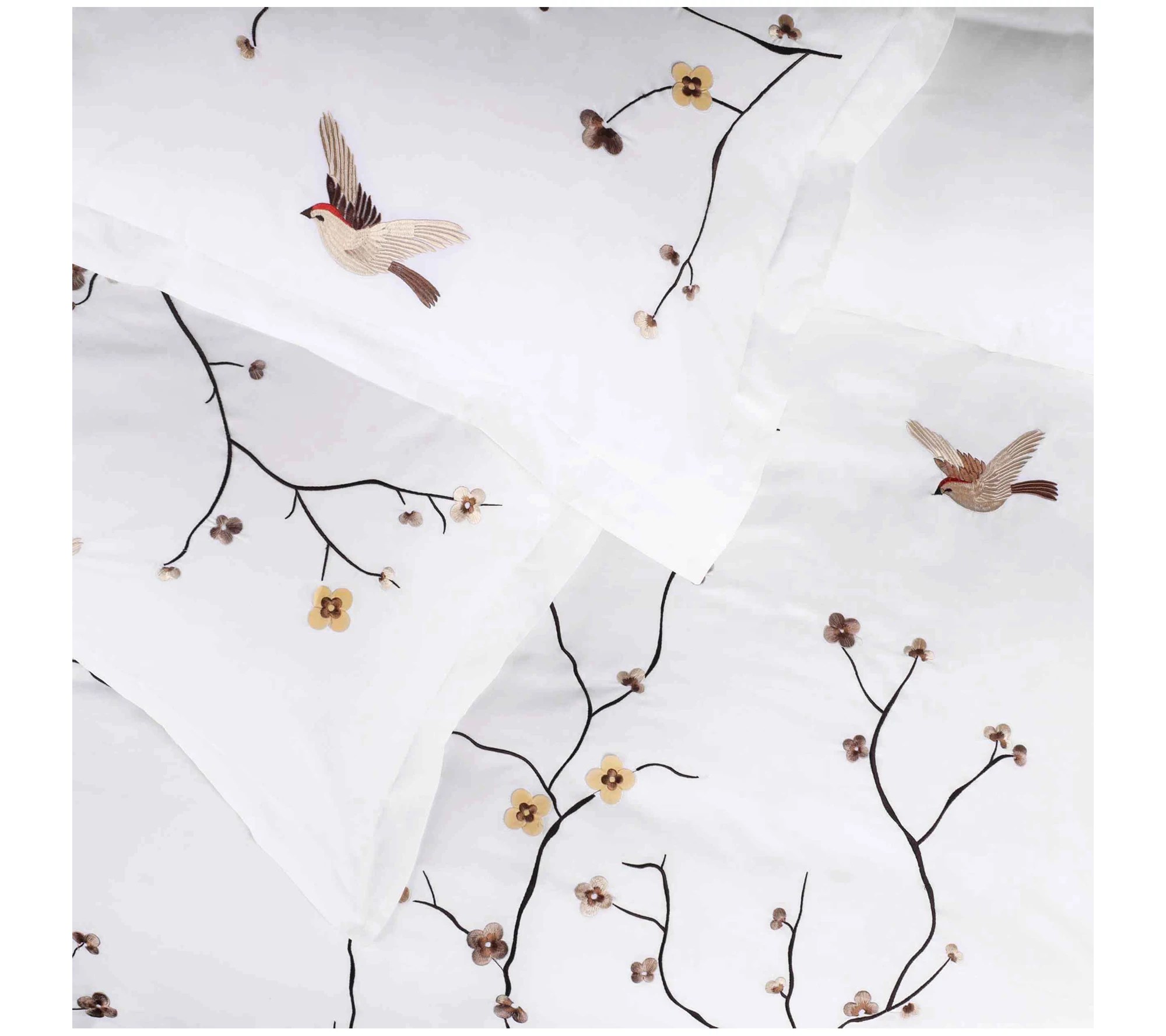 Superior Blossom Cotton 3Piece Duvet Cover Set, Full/Queen