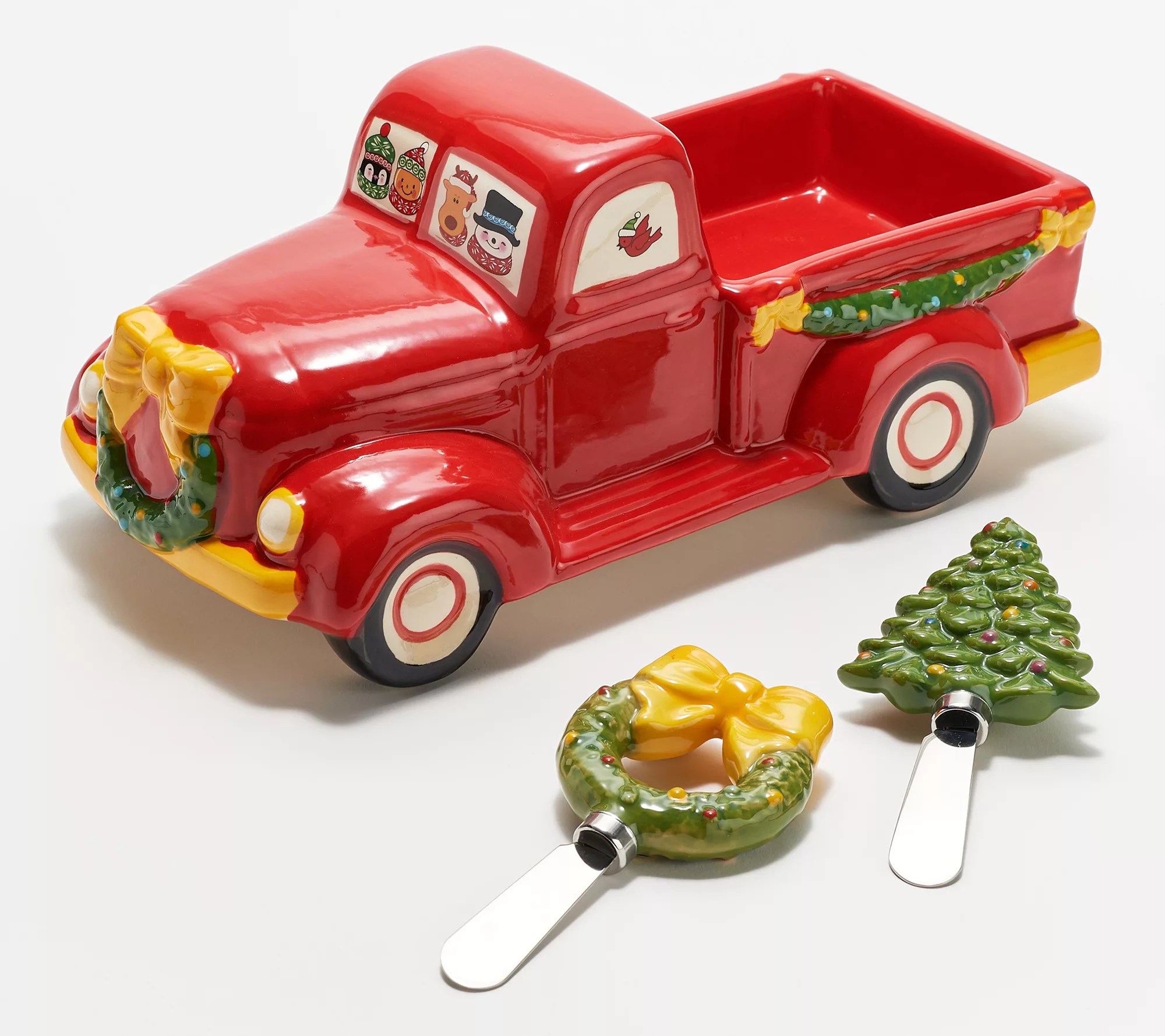 Temptations Holiday Dip Truck with Two Spreaders
