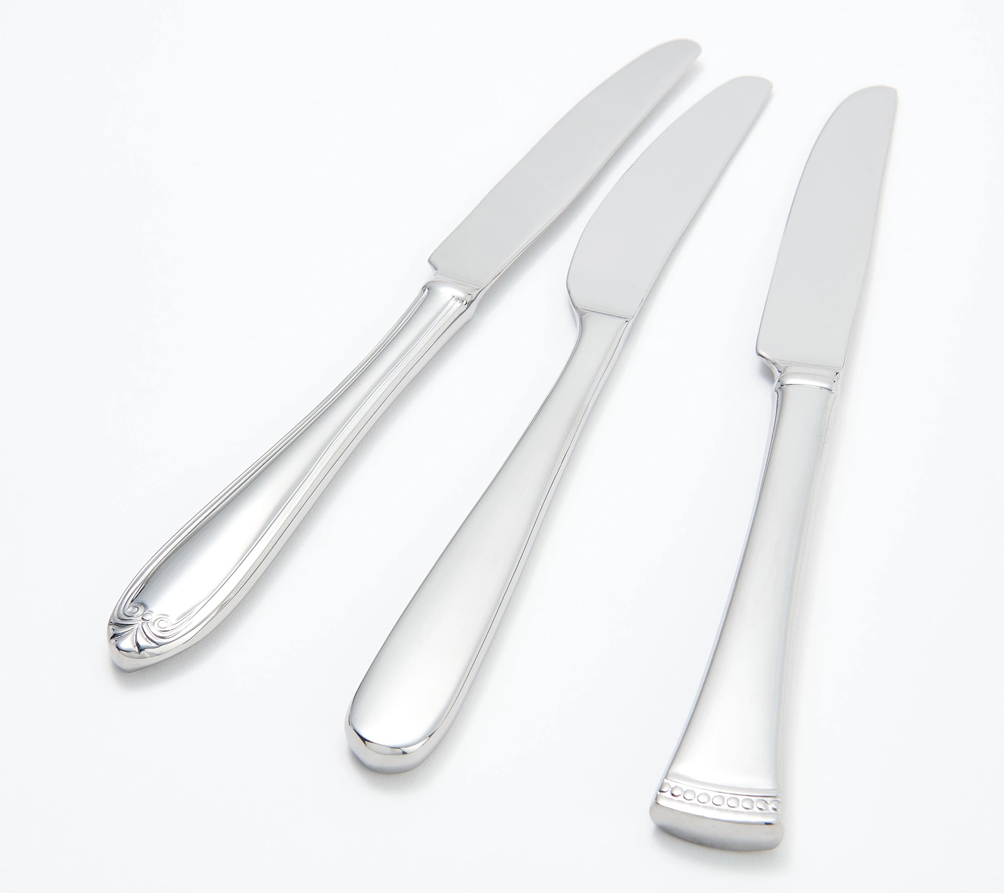 Lenox 18/10 Stainless Steel 24Piece Flatware Set w/ Steak Knives