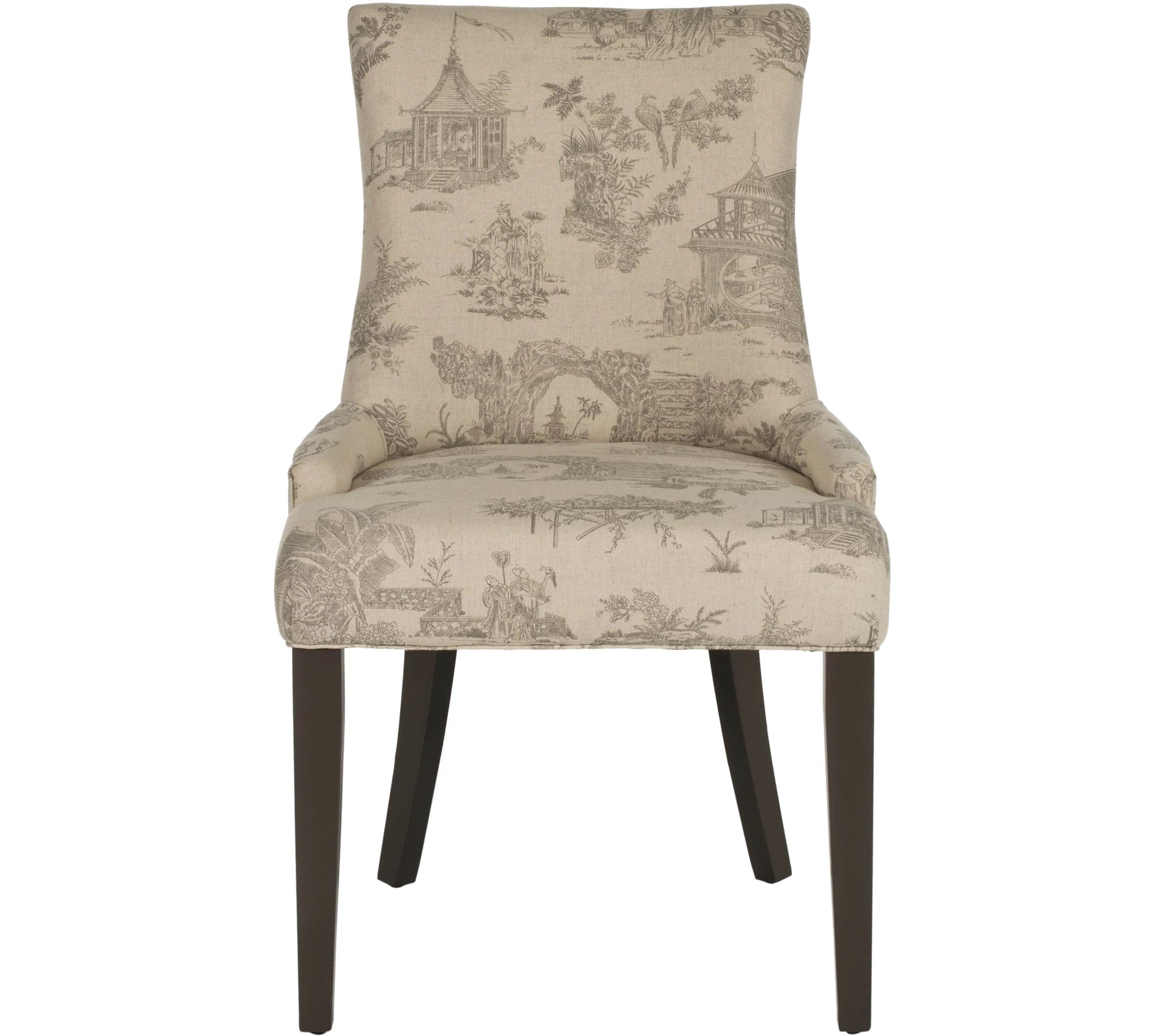 Lester Set of 2 Taupe Dining Chairs by Valerie