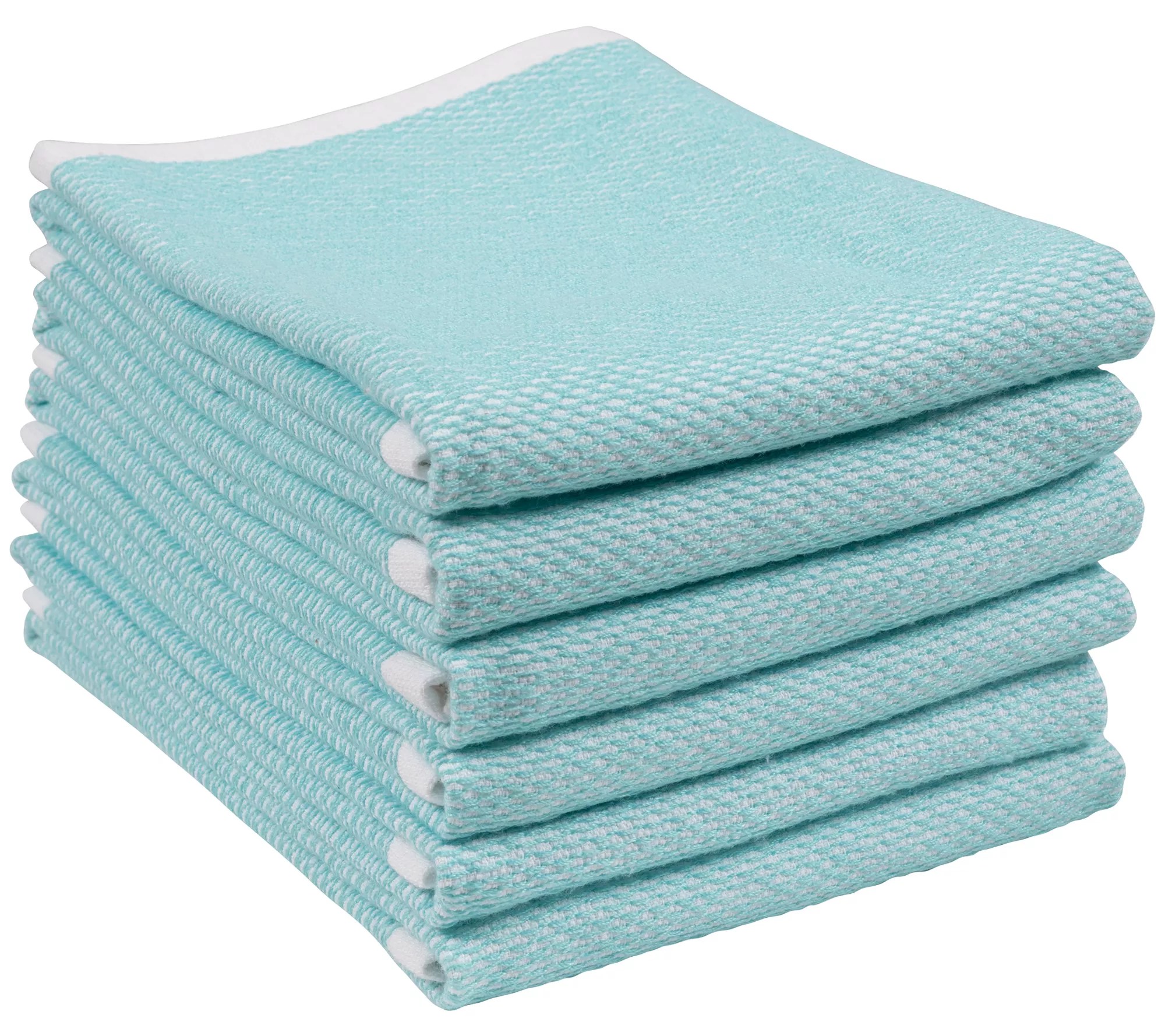 KAF Home Set of 6 Reversible Terry Kitchen Towels