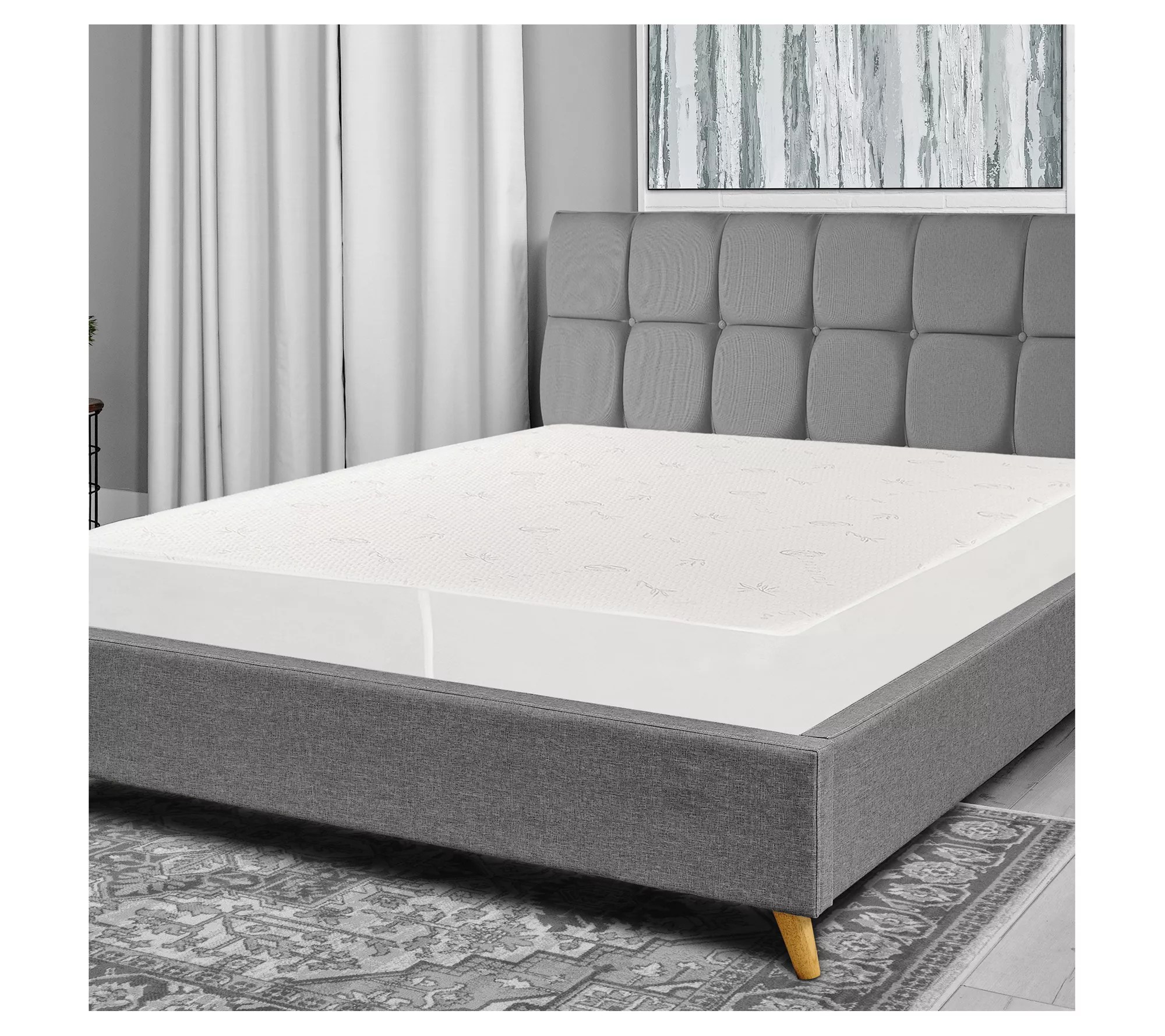 Superior Waterproof Rayon from Bamboo Mattress Protector, King