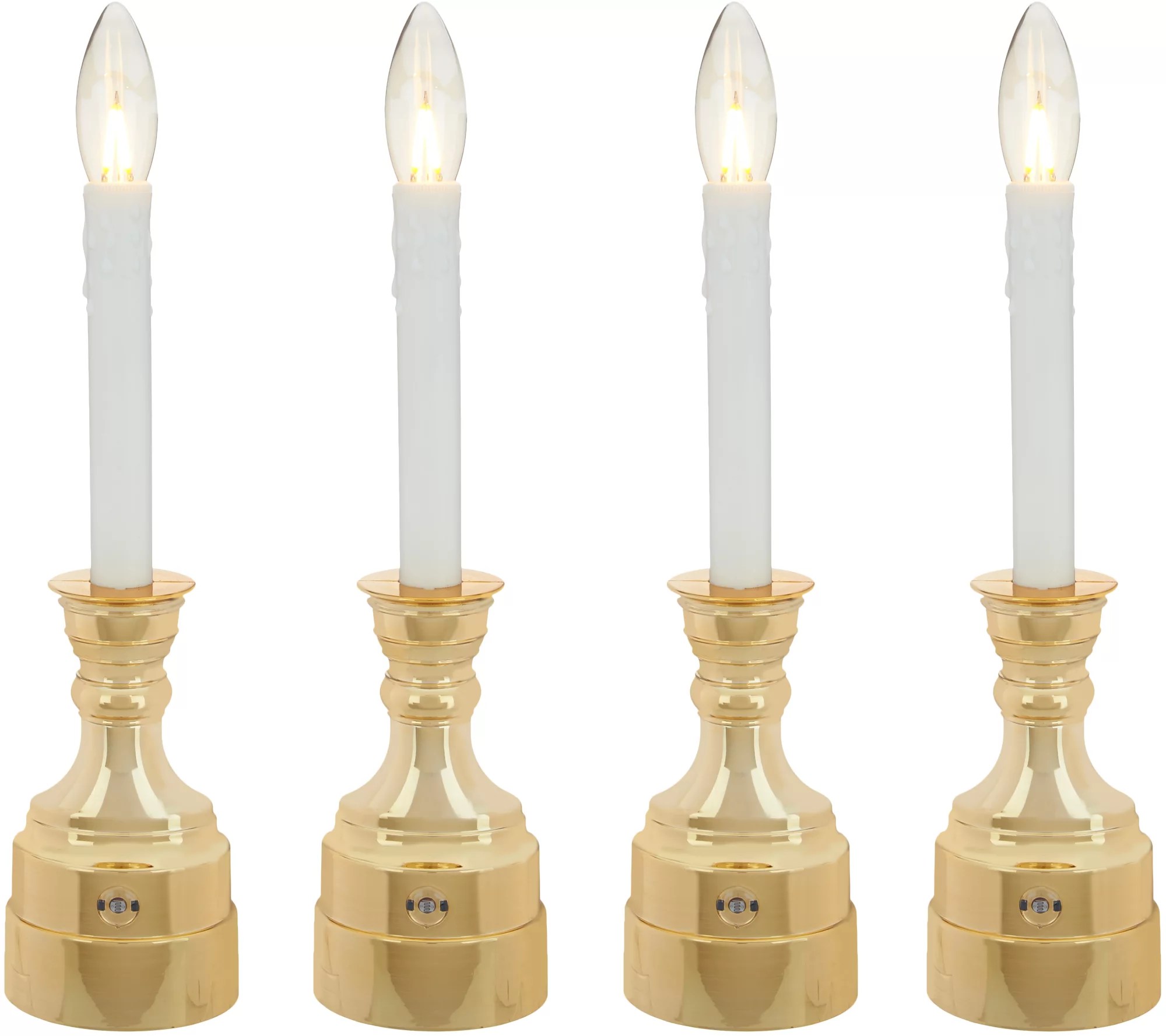 Bethlehem Lights Set of 4 Warm Battery Op. Window Candles