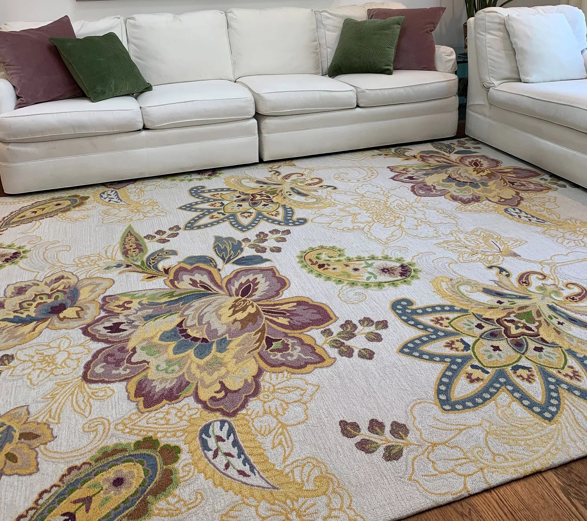 Home by SHR Floral Paisley 2'x4' Accent Rug