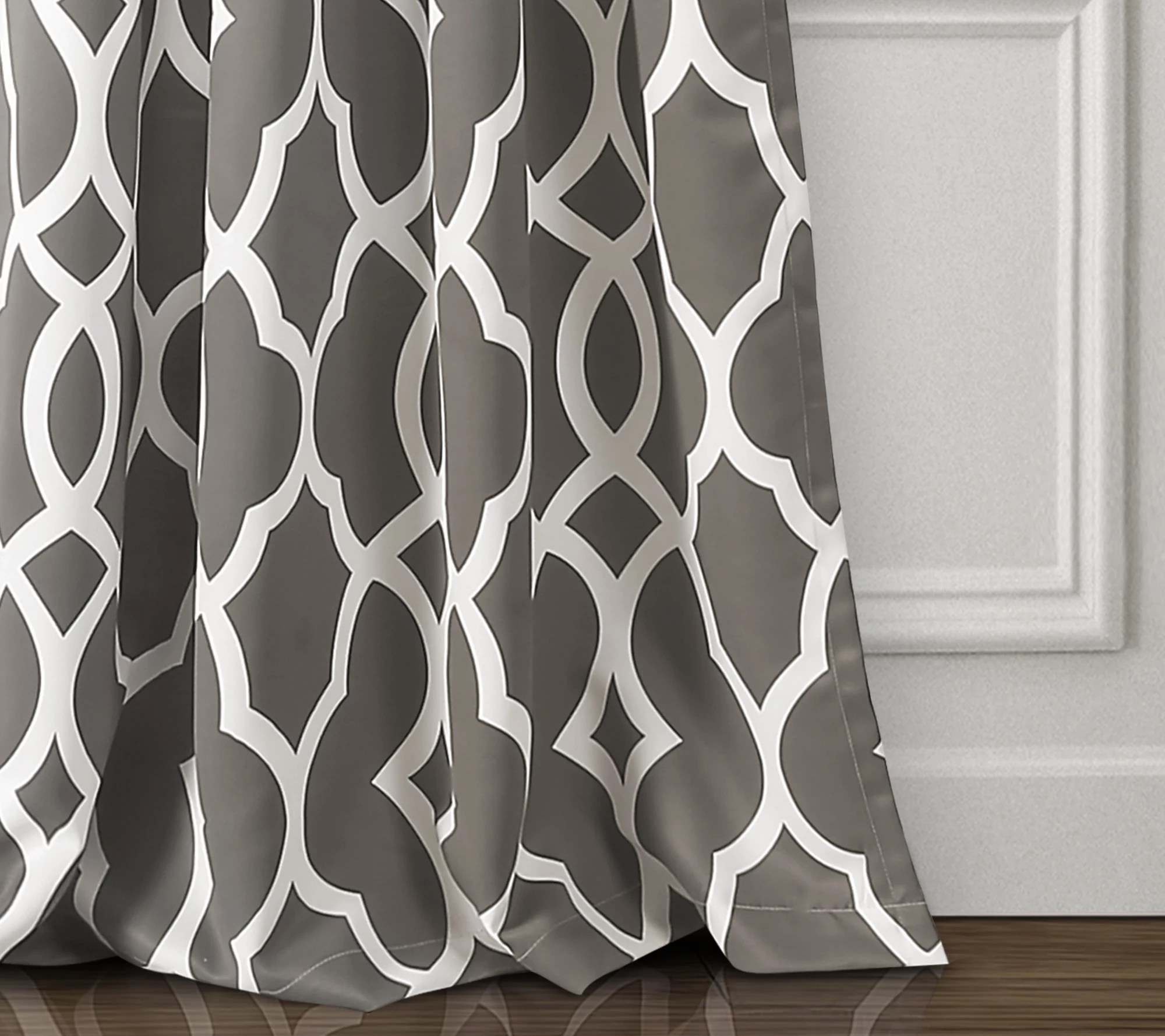 Connor Geo Room Darkening Window Curtains by Lush Decor