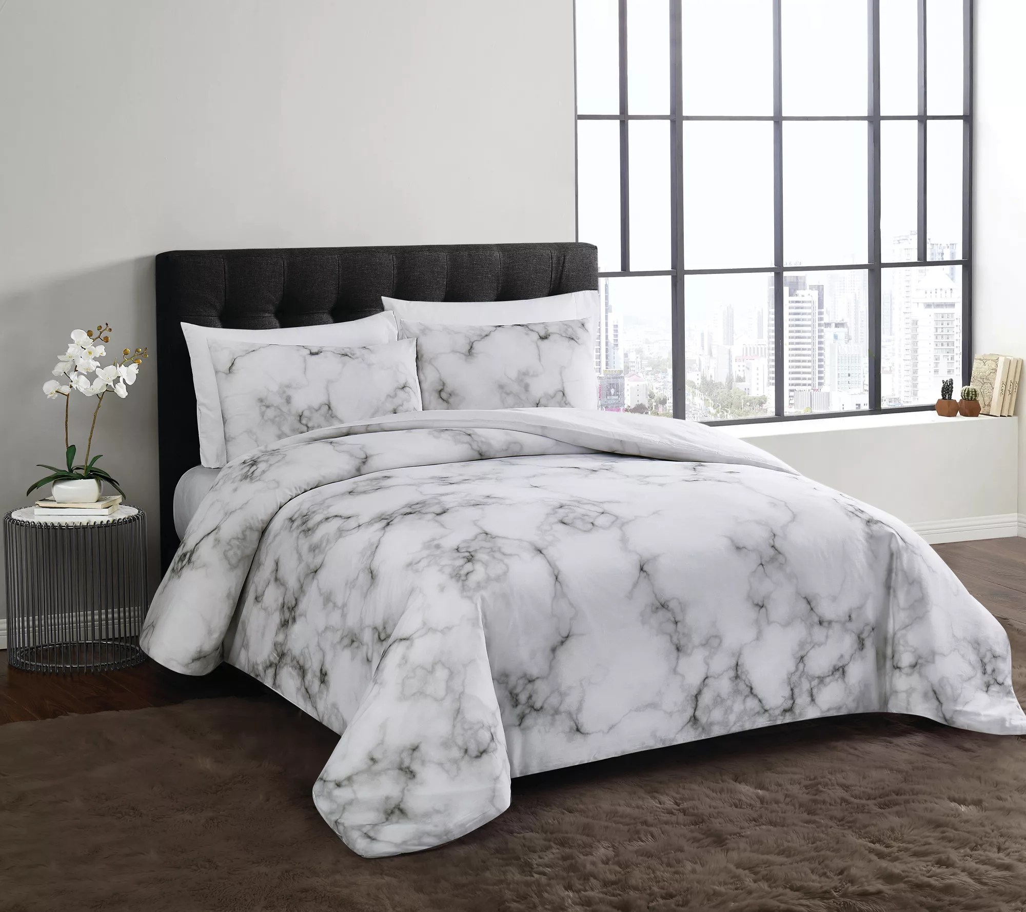 Vince Camuto Amalfi 3Piece King Duvet Cover Set