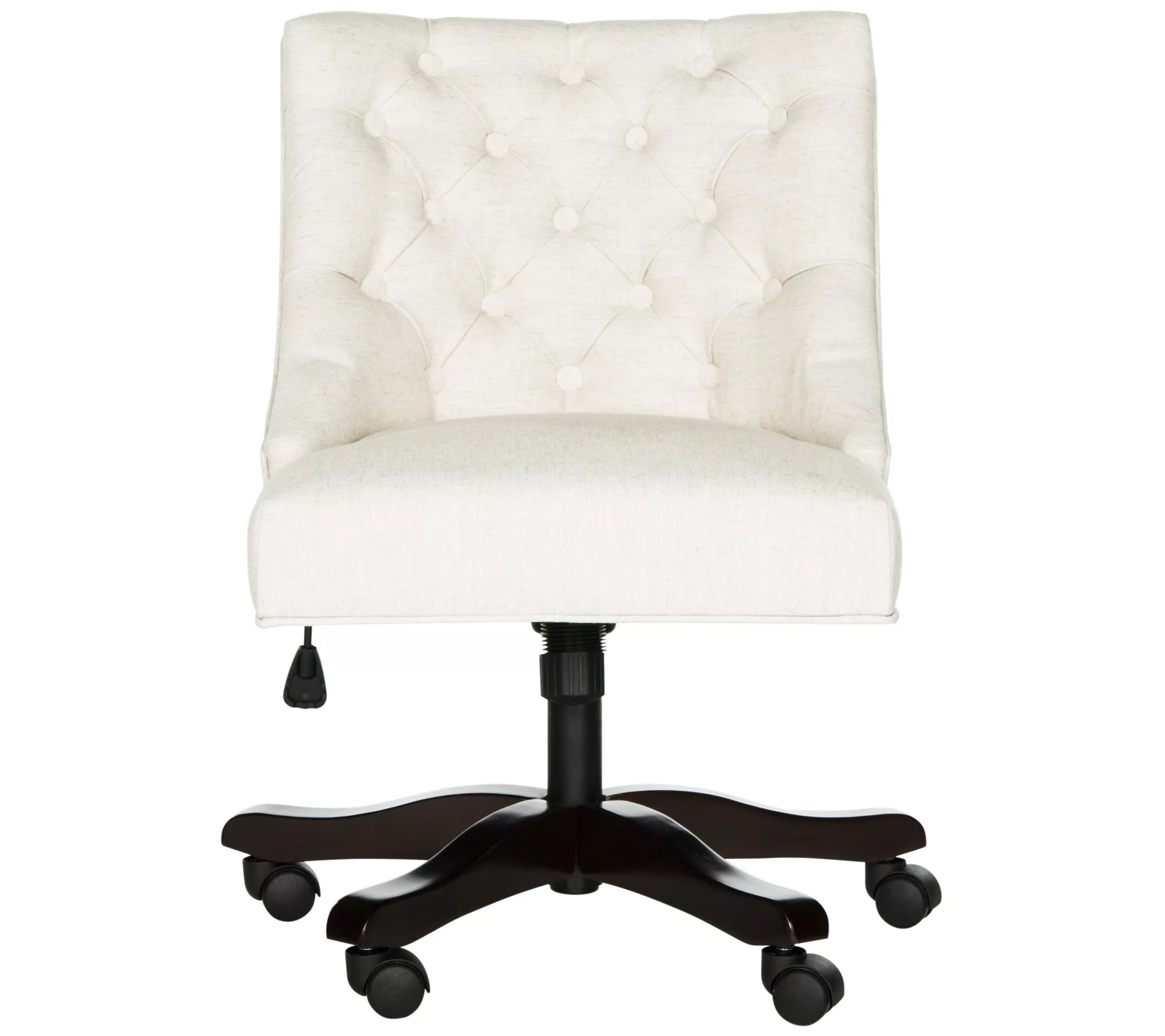 Soho Creme Tufted Swivel Desk Chair by Safavieh