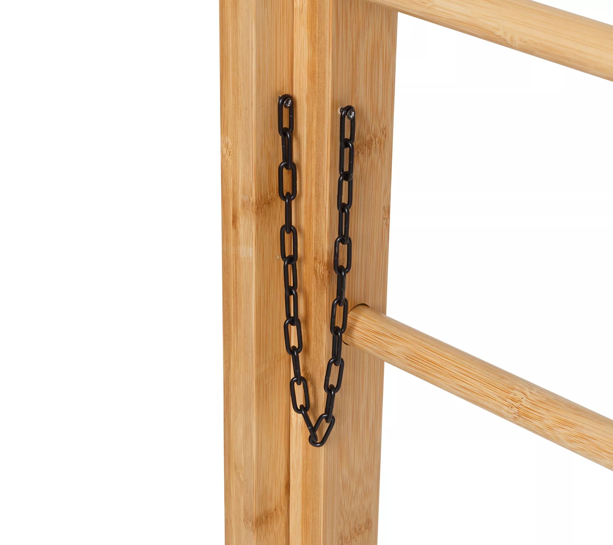 HoneyCanDo Bamboo Clothes Drying Ladder Rack