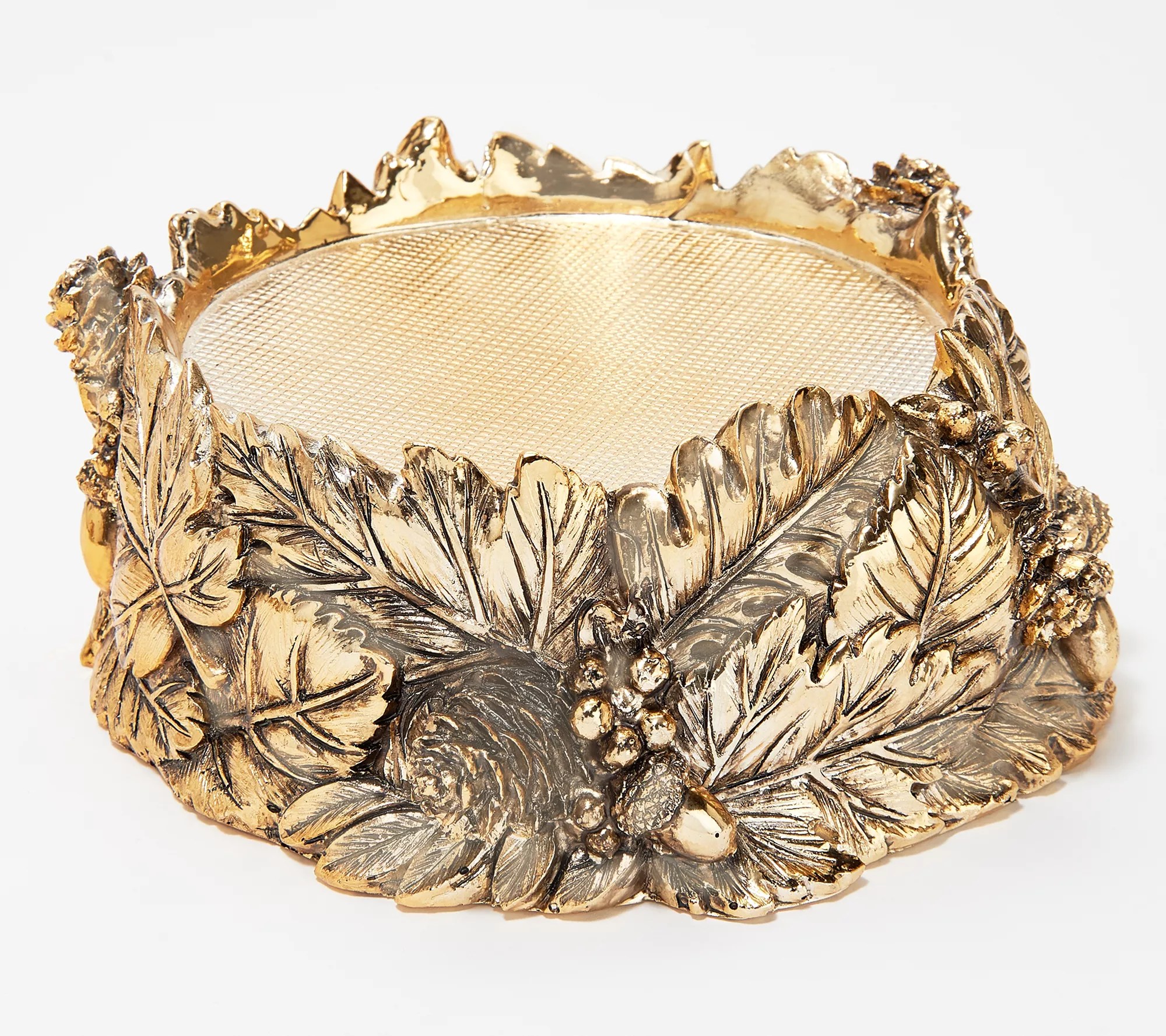 HomeWorx by Harry Slatkin Fall Foliage Pedestal w/ 18oz Candle