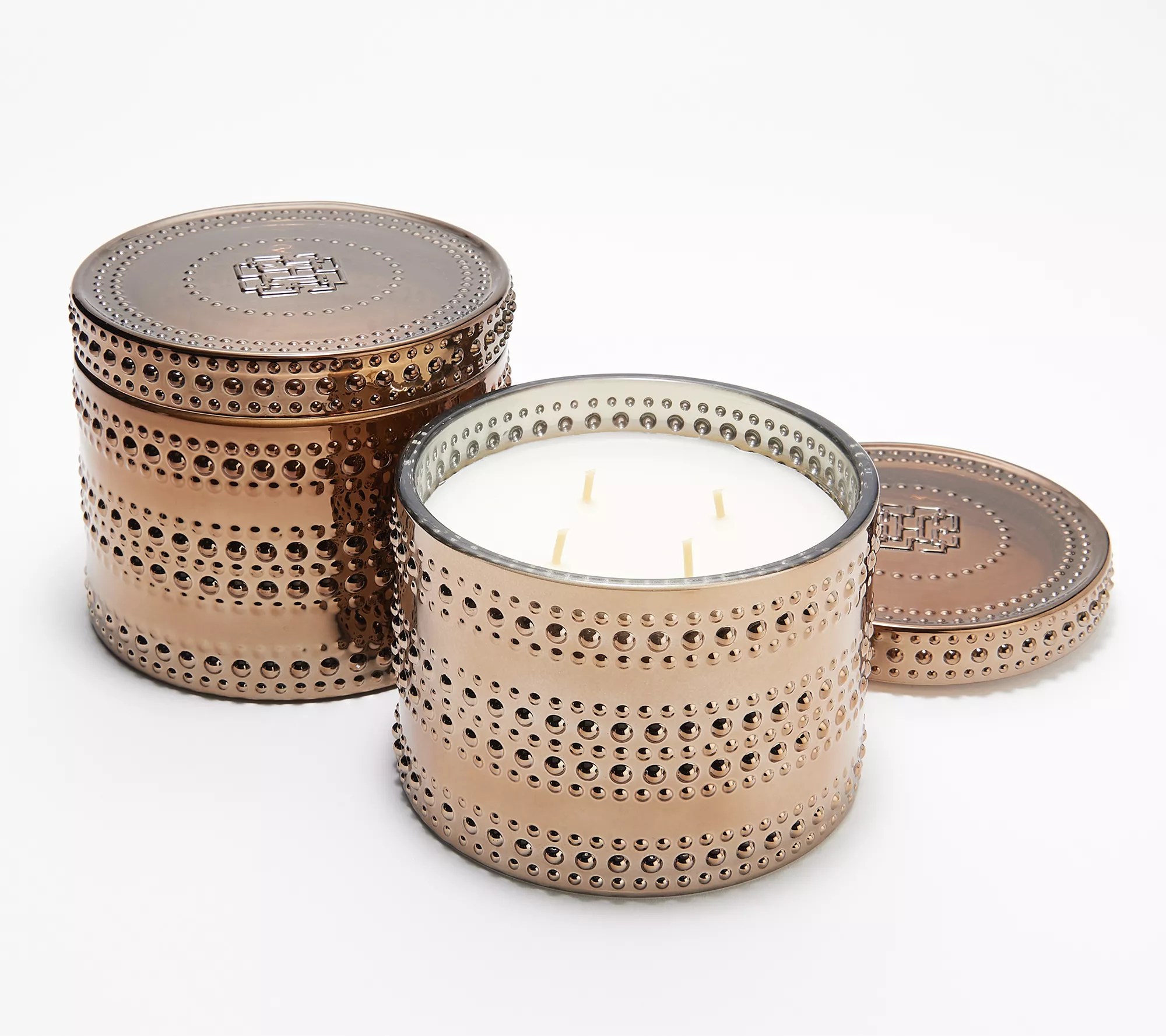 HomeWorx by Harry Slatkin Limited Edition S/2 Christmas Cupcake Candles