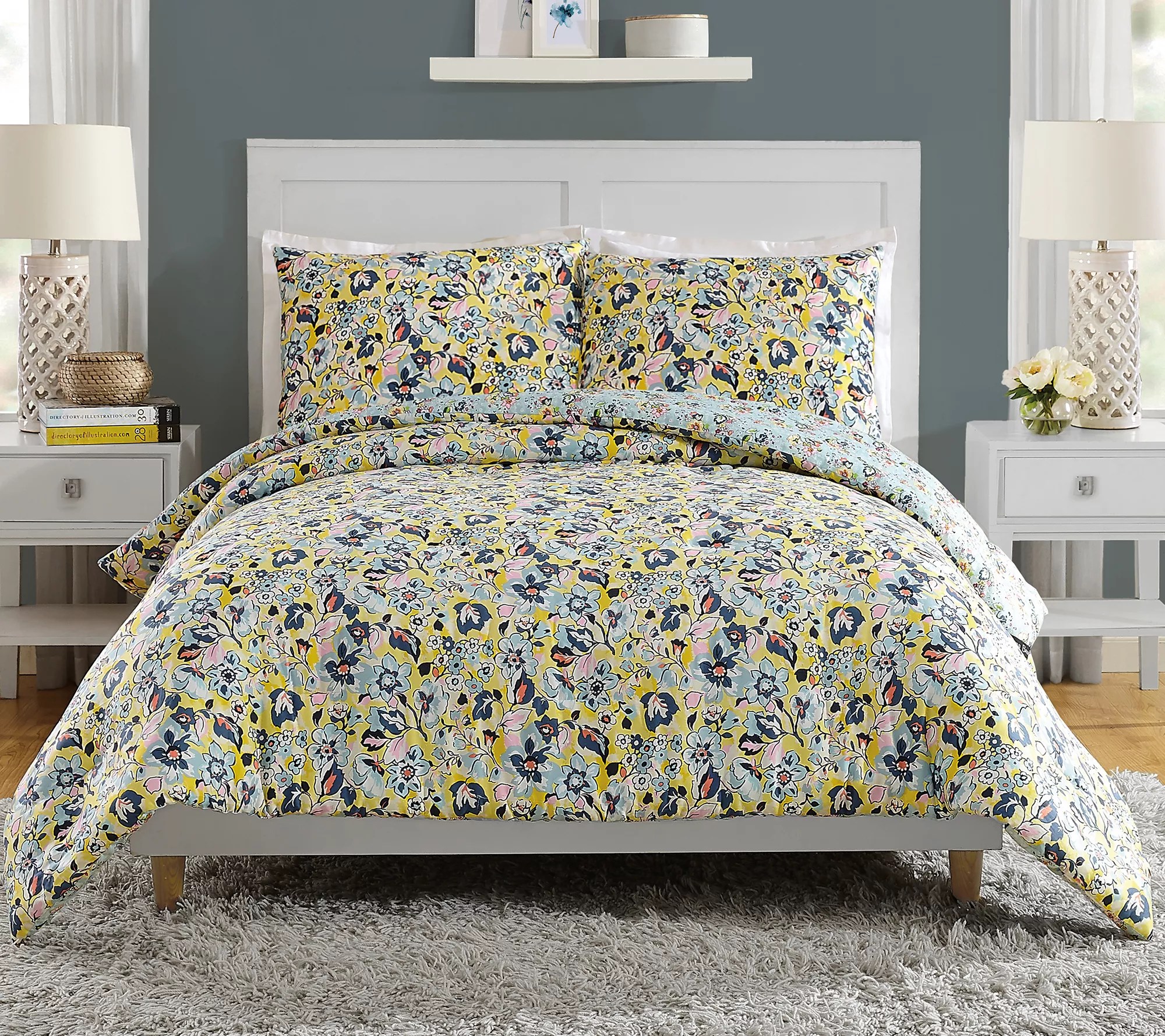 Vera Bradley Sunny Garden Full/Queen ComforterSet