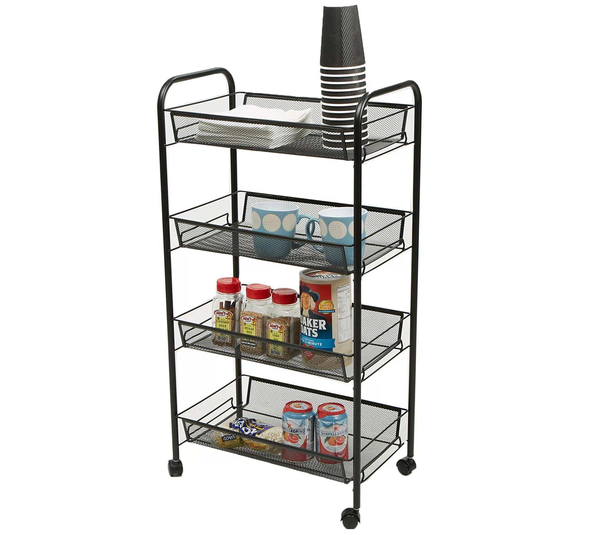 Mind Reader AllPurpose Utility Cart with Wheels