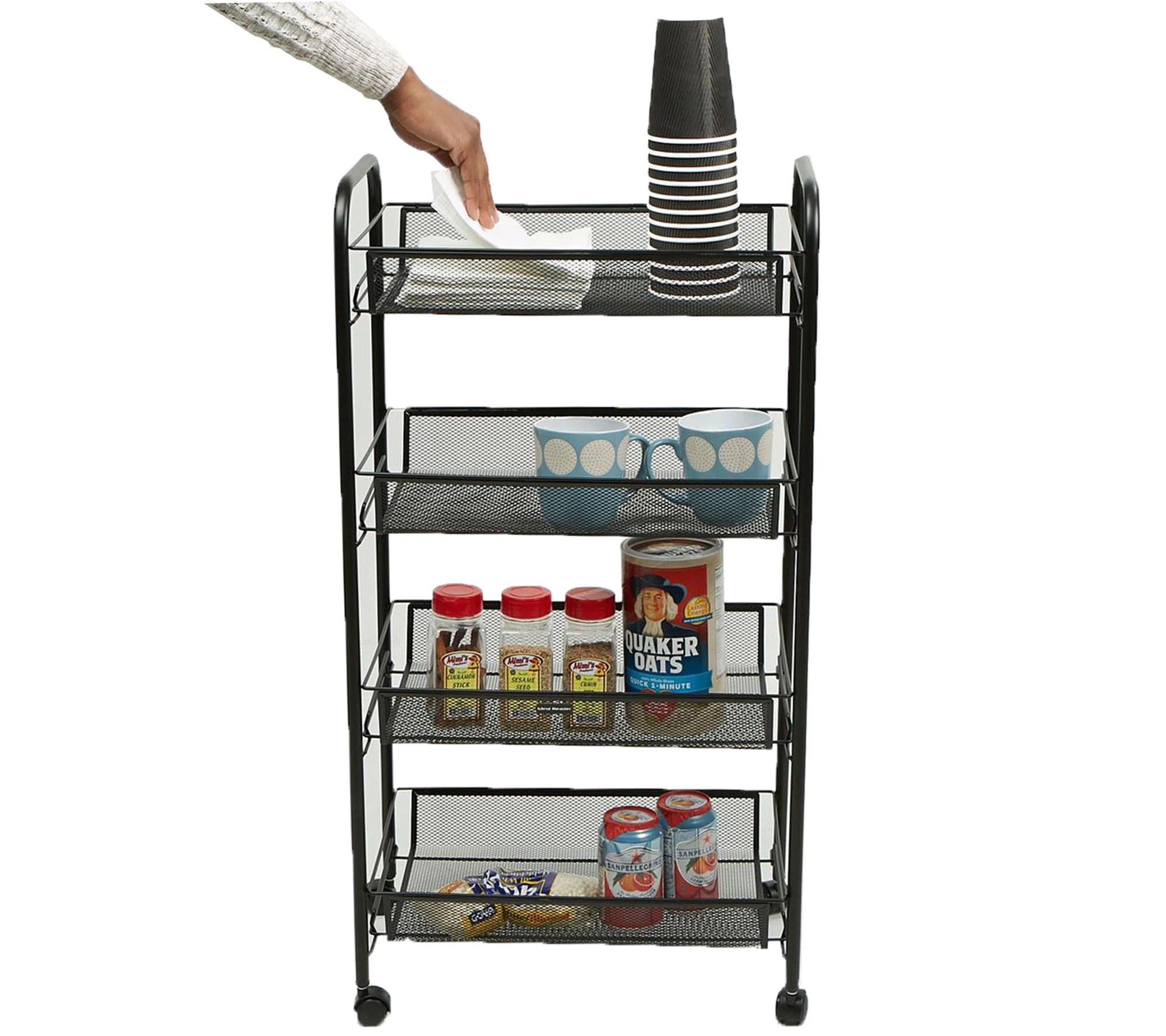 Mind Reader AllPurpose Utility Cart with Wheels
