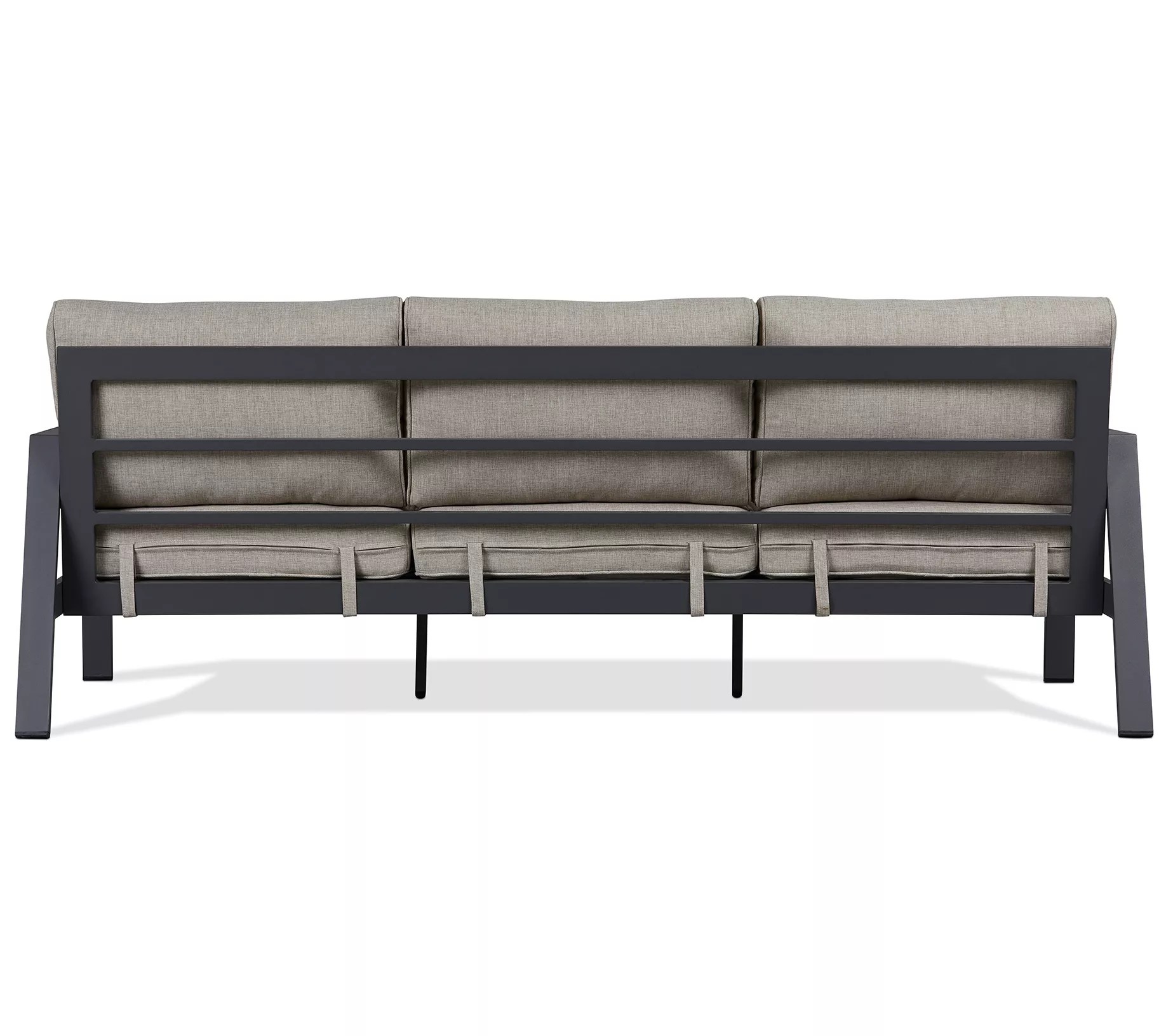 Real Flame Aegean ThreeSeat Outdoor Sofa with Cushions