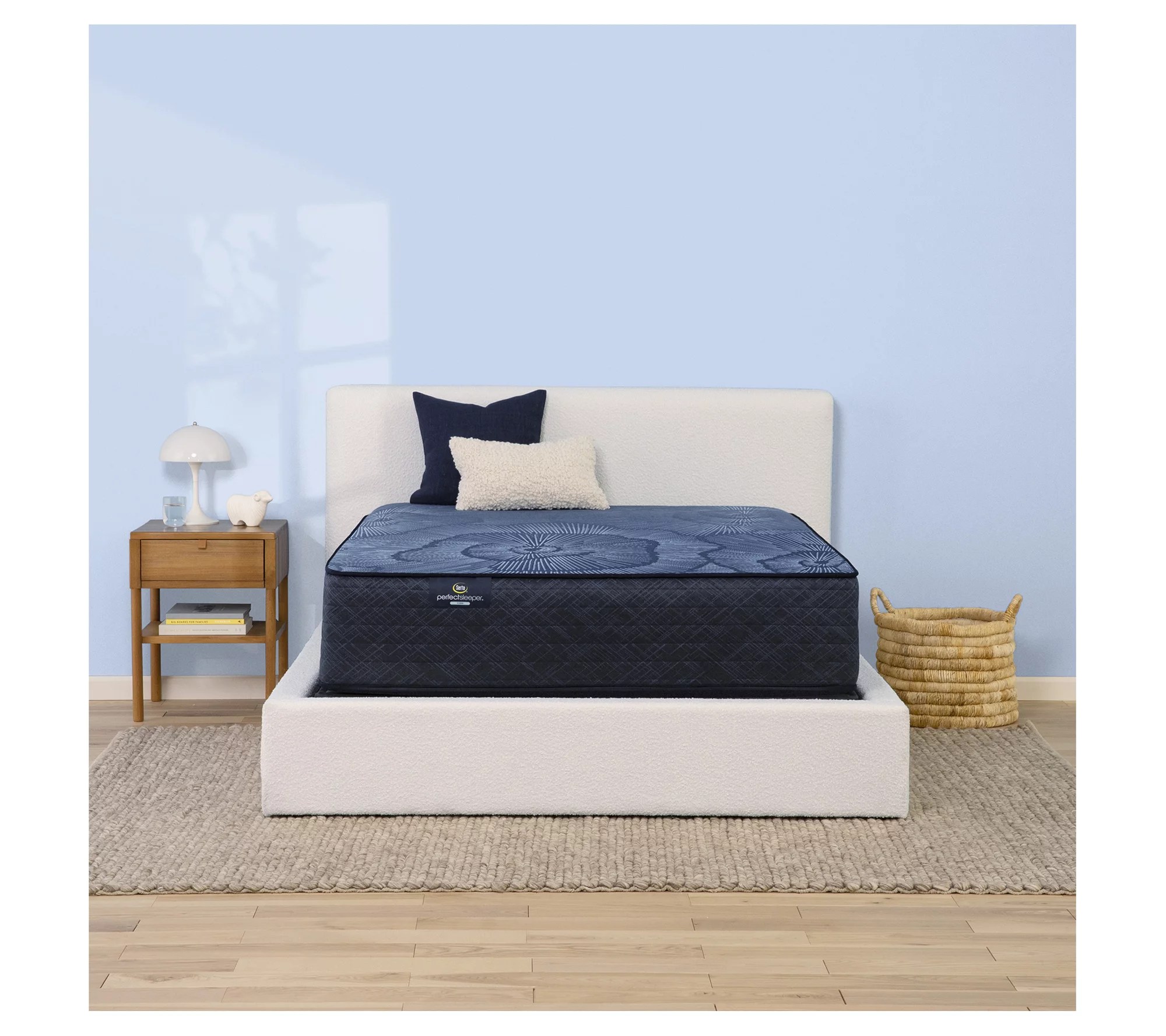 Serta Euphoric Nights 14" Hybrid Firm Mattress Set King
