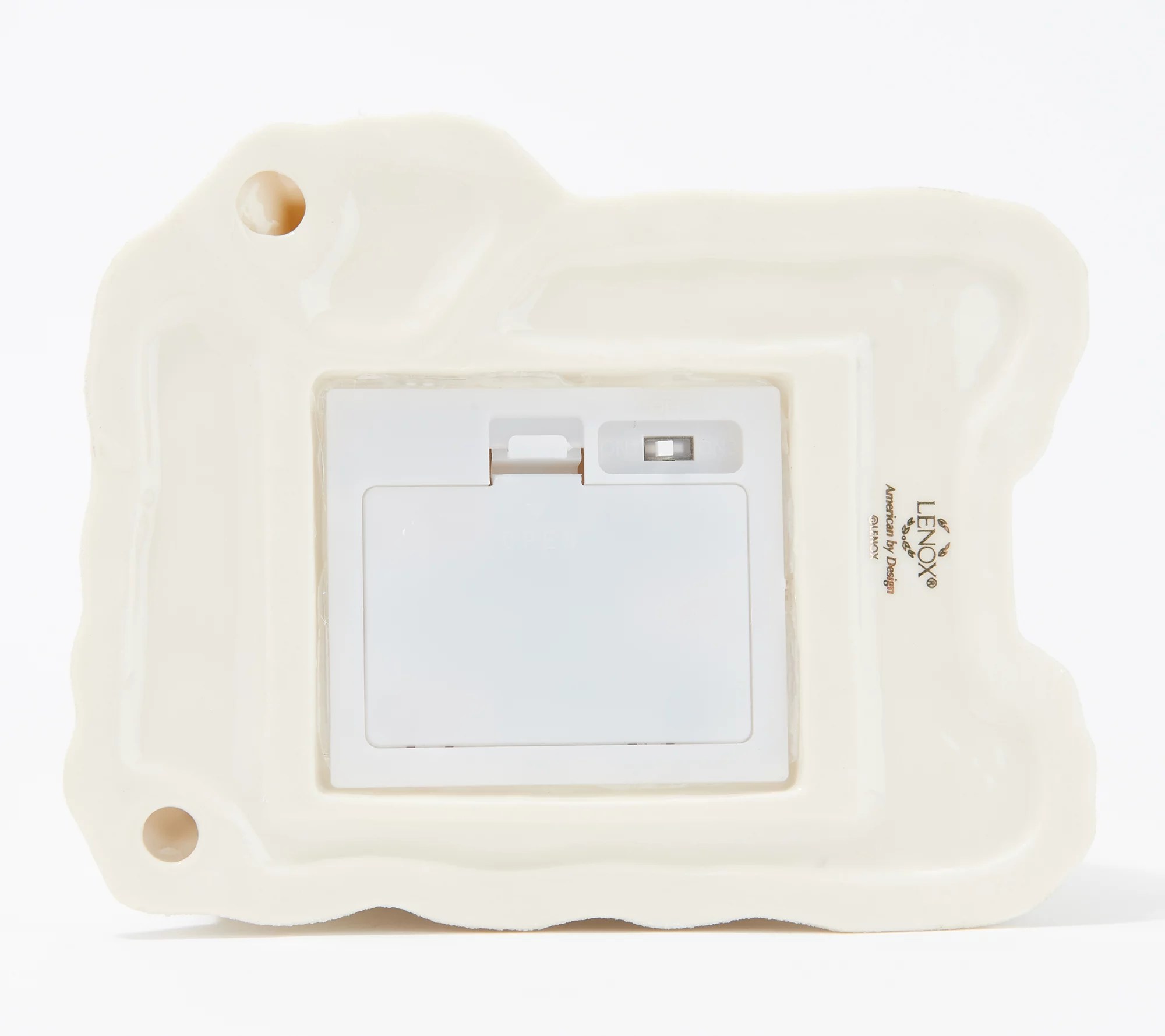 Lenox Lit Porcelain Holiday Village Figure with 24K Gold Accents