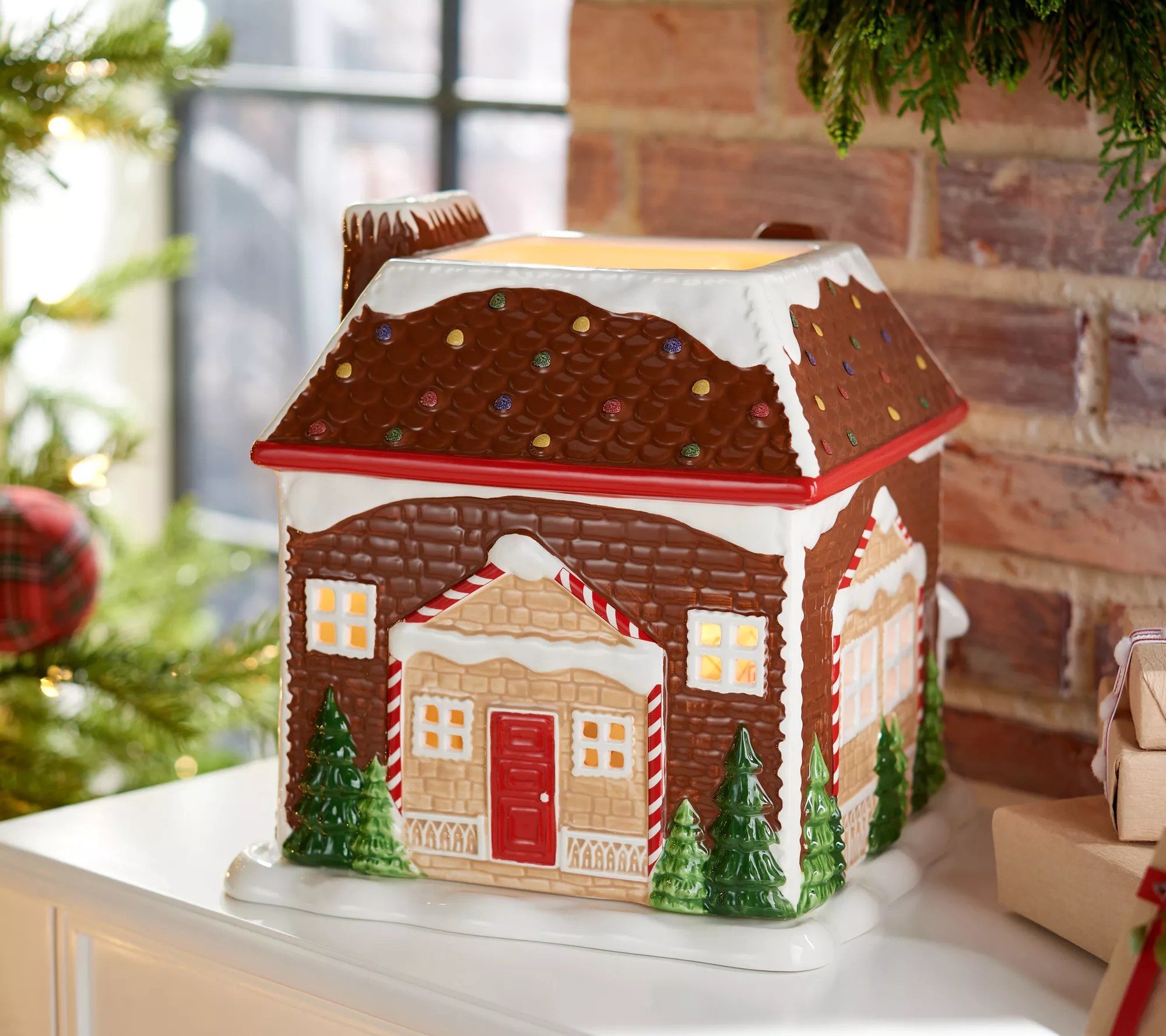 HomeWorx Harry Slatkin Gingerbread House Luminary munimoro.gob.pe