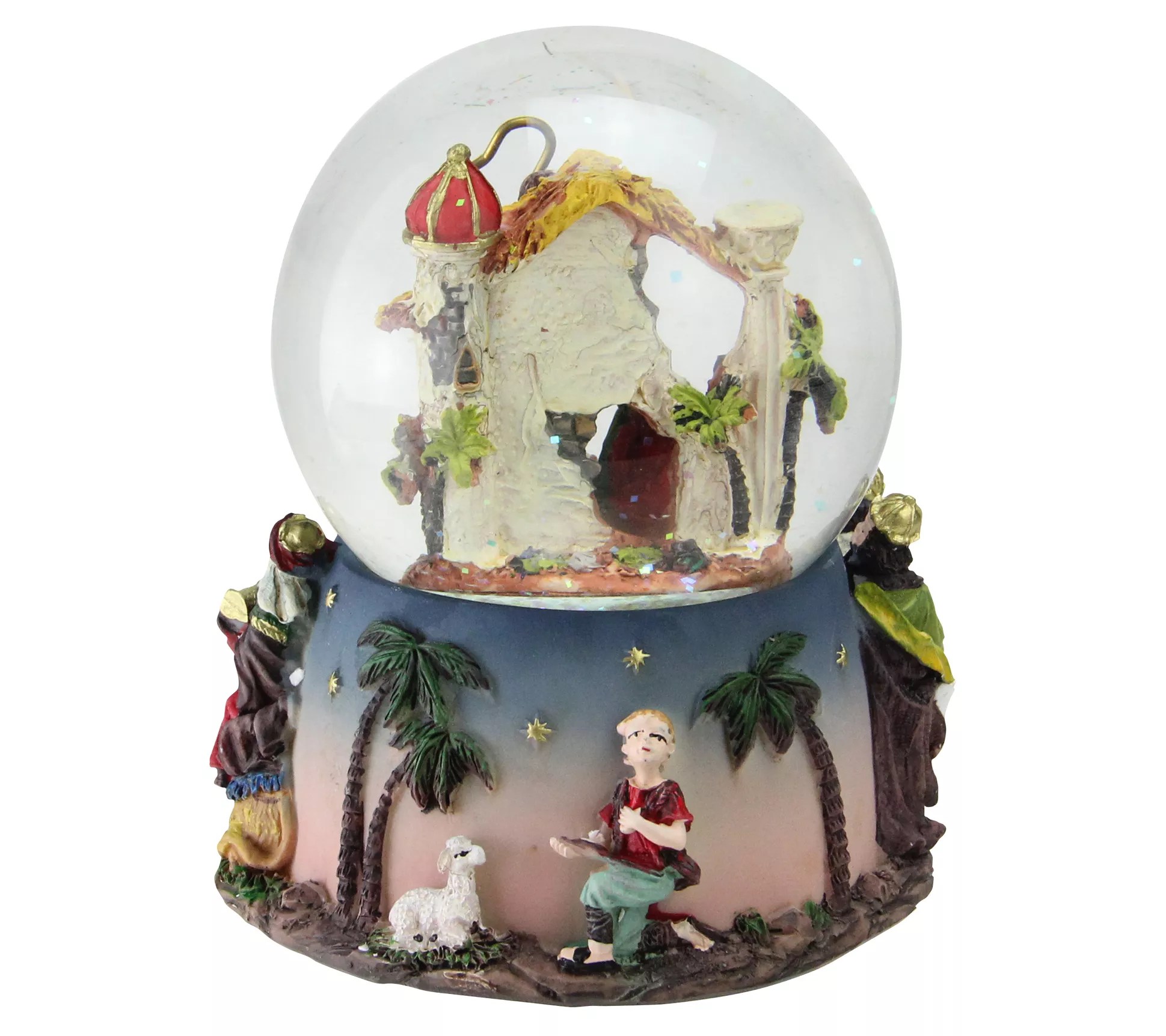 Northlight 6" Manger Scene Religious Musical Snow Globe