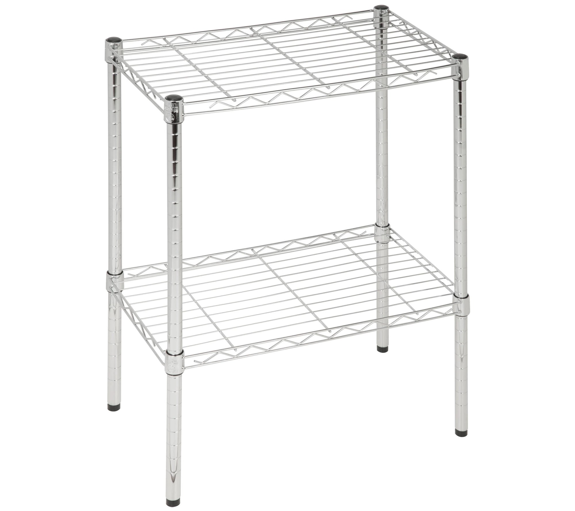 Honey Can Do 2 Tier Chrome Utility Shelf HoneyCanDo 2Tier Chrome Utility Shelf