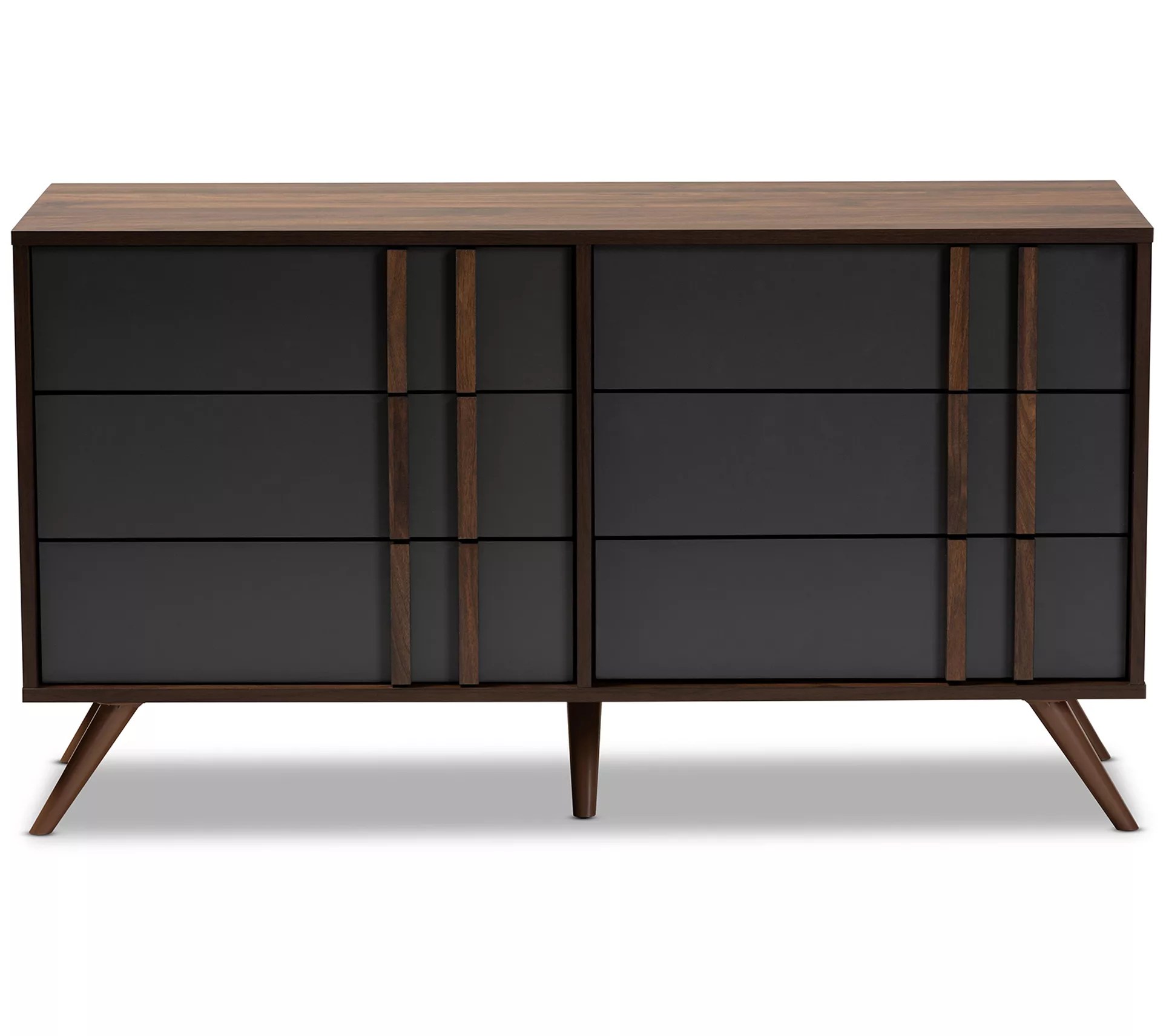 Naoki Modern and Contemporary TwoTone Bedroom Dresser