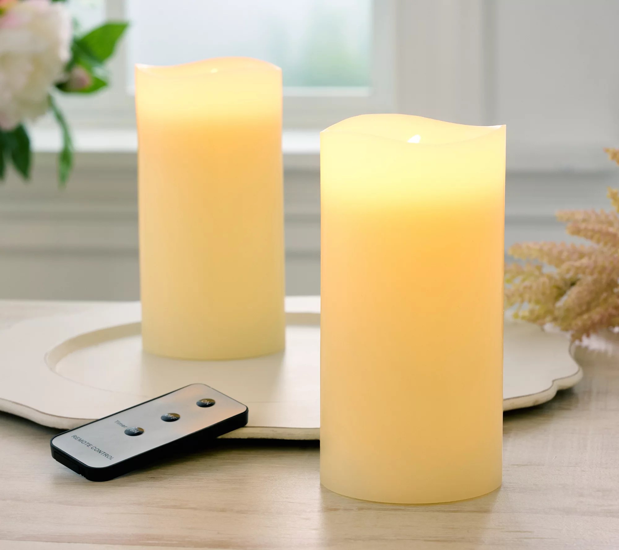 "As Is" Home Reflections Set of 2 6" Flameless Candles