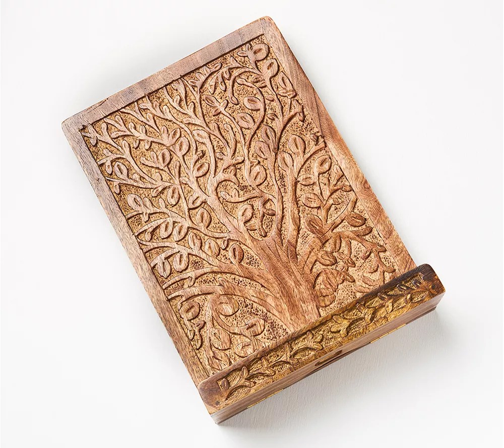 Matr Boomie Wood Tree of Life Book Holder Tablet Stand