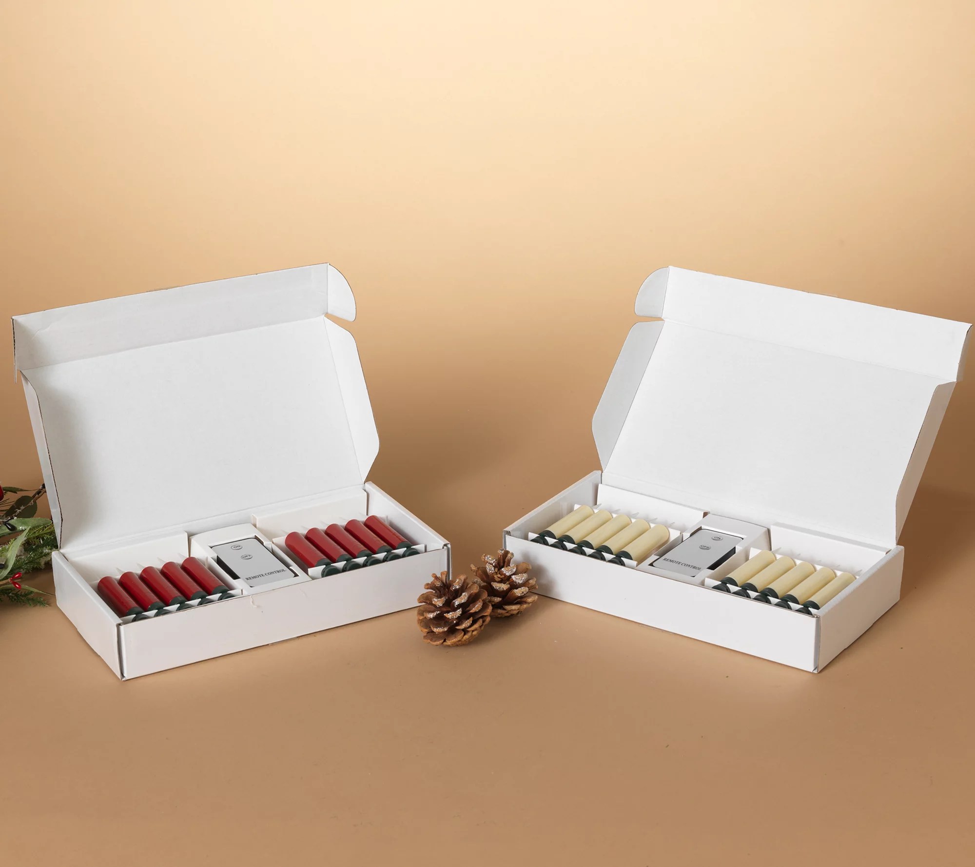 Set of 10 Remote Control 4.13"H LED Candles byerson Co