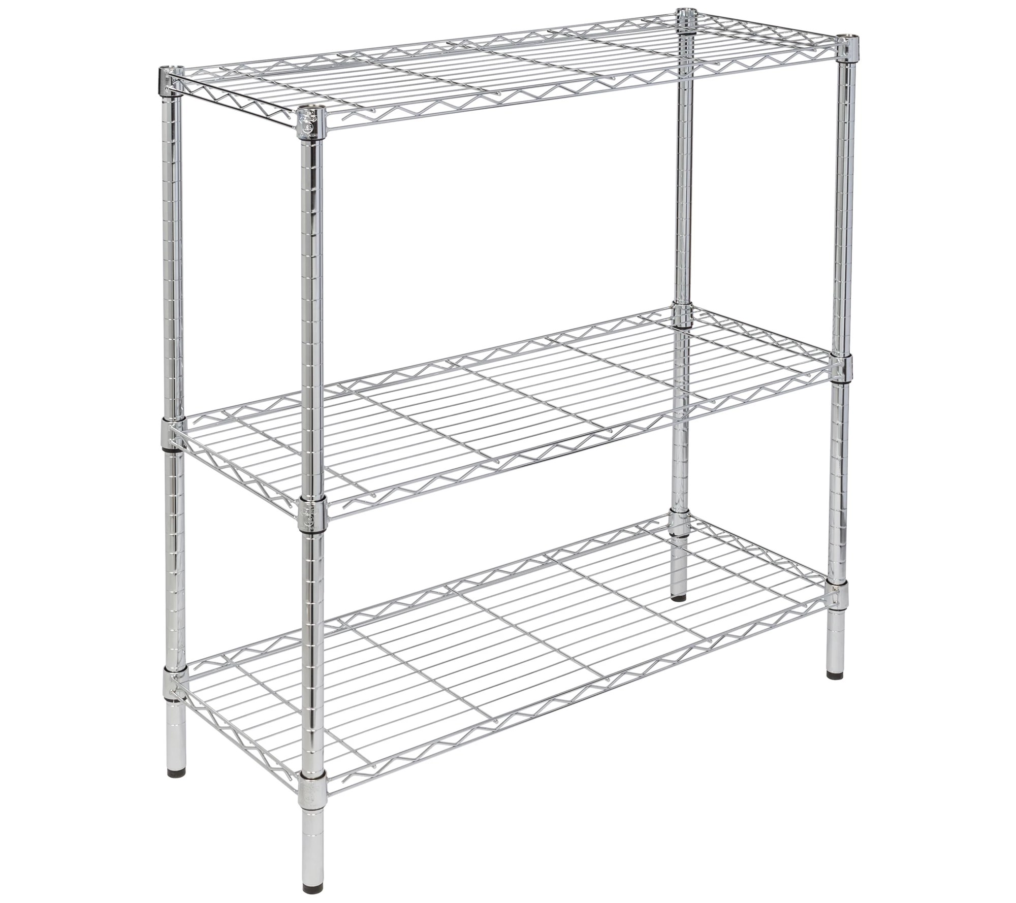 HoneyCanDo 3 Tier Heavy Duty Shelf Storage Un it