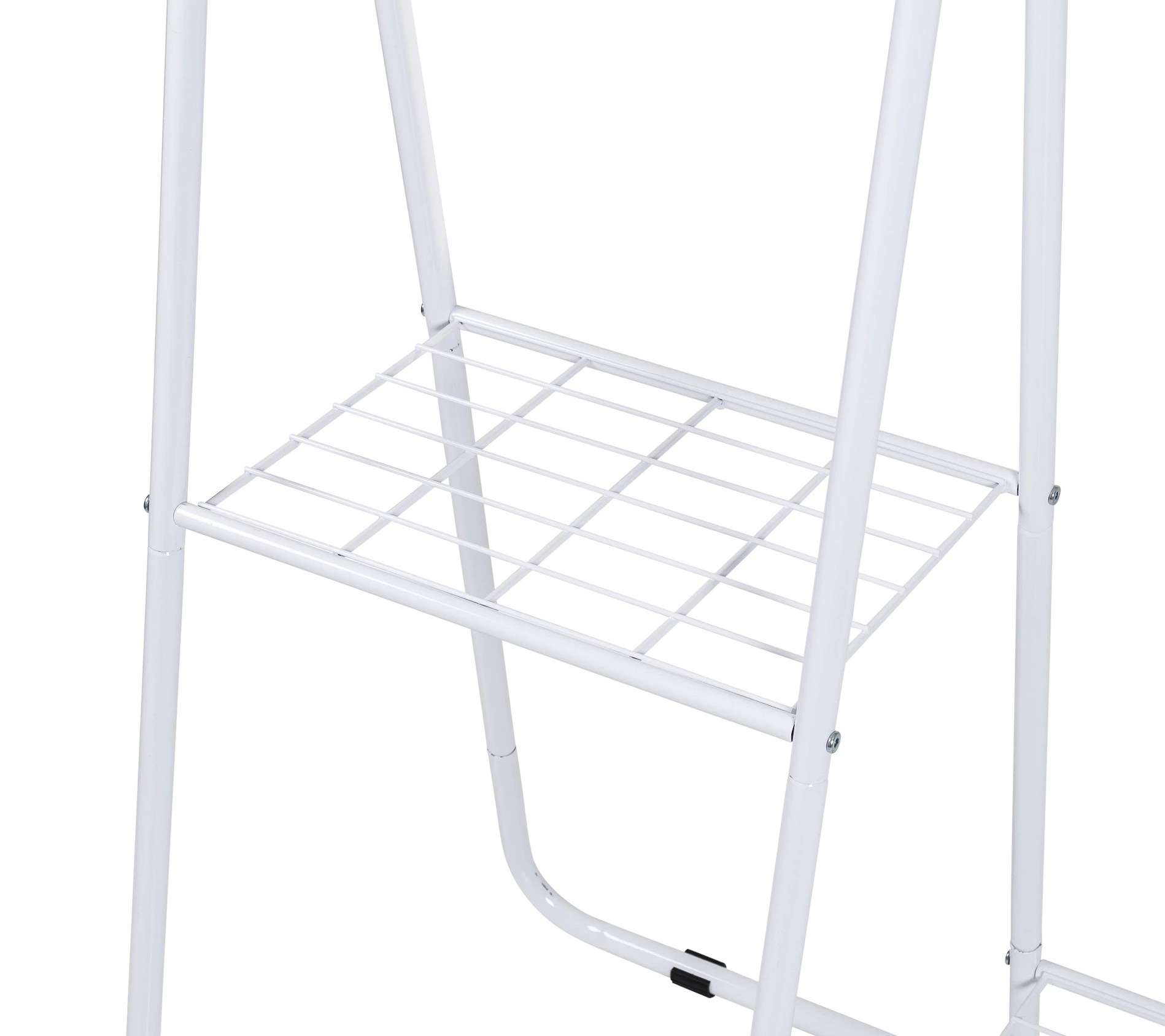 HoneyCanDo Clothing Rack w/Shelves & Hanging