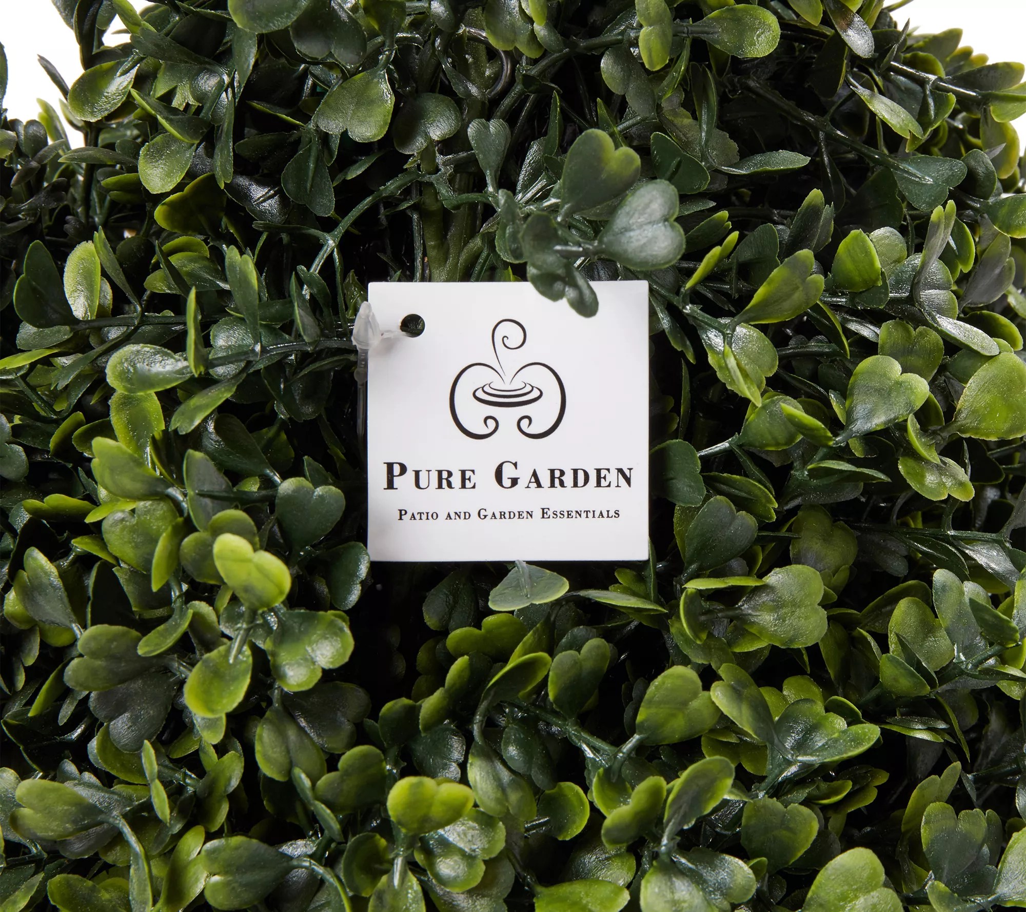 Pure Garden 36" Artificial Boxwood Tower Topiary Plant