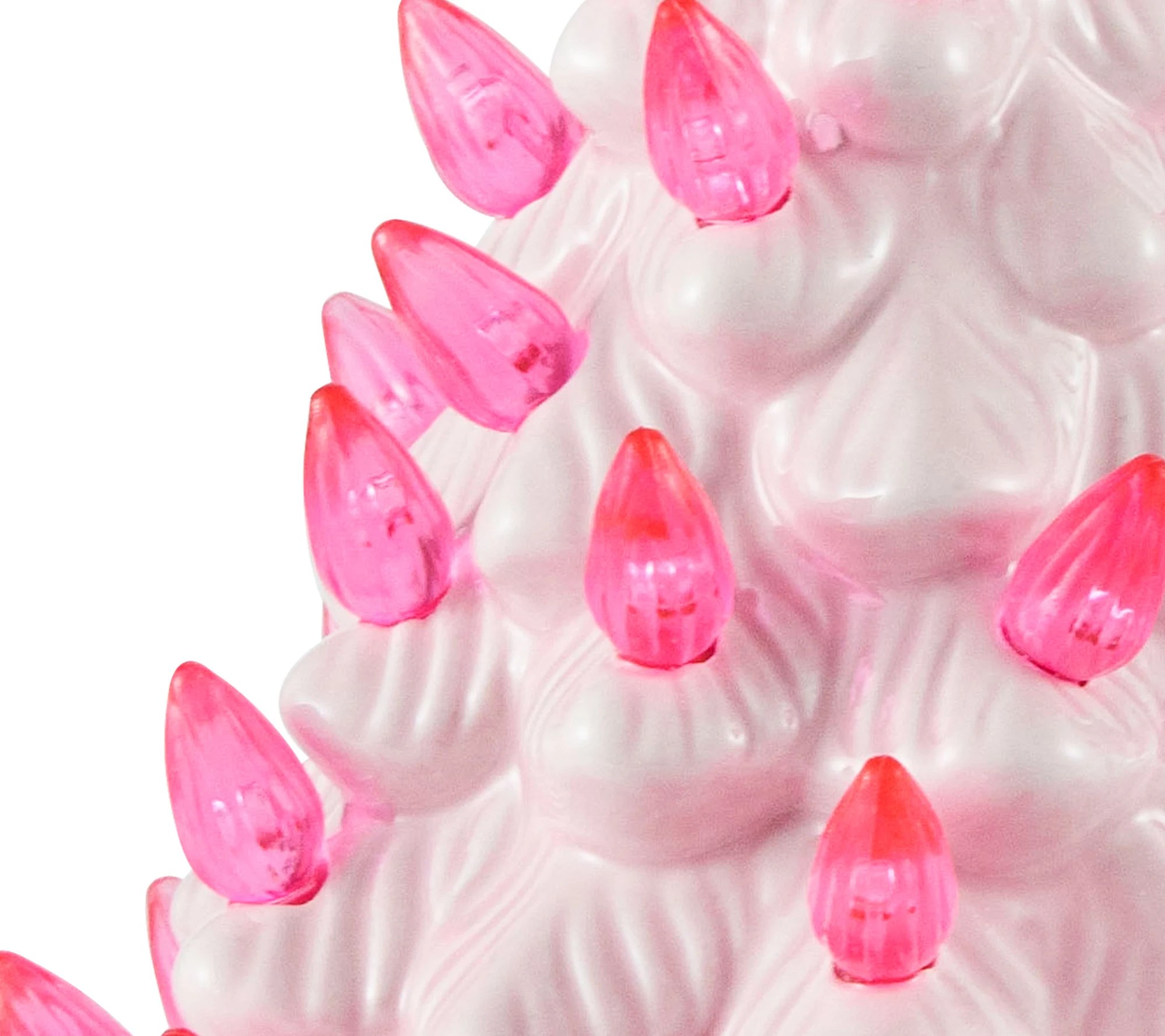 Joiedomi 9.5" Pink Ceramic Christmas Tree