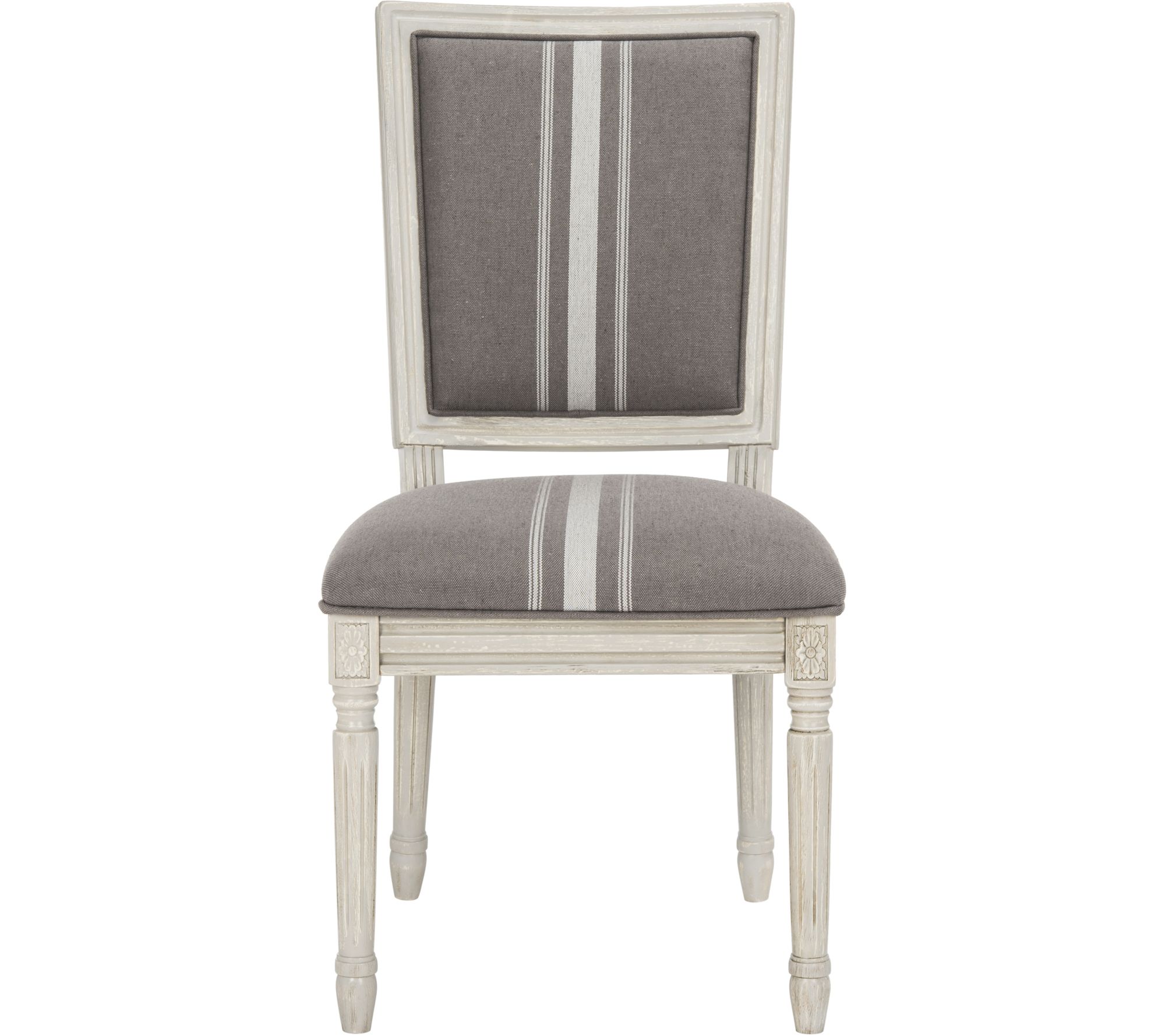 Buchanan Set of Two Gray Rect Side Chairs by Valerie
