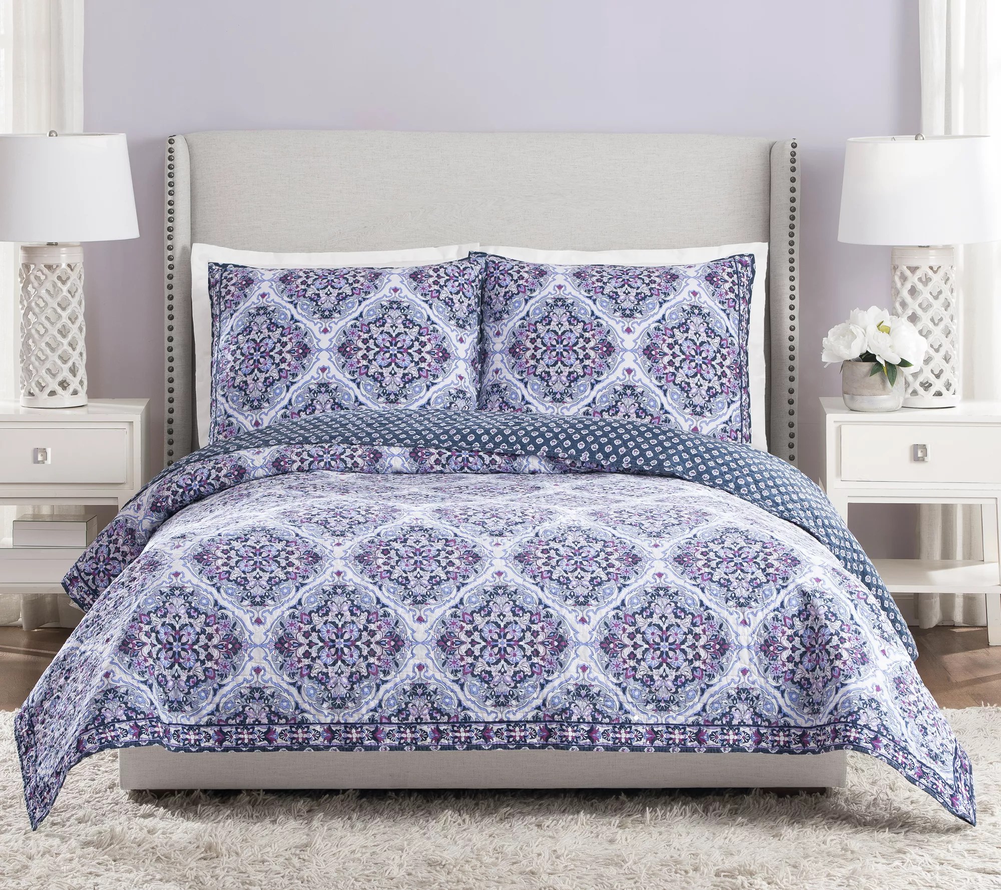 Vera Bradley Regal Rosette King Quilt