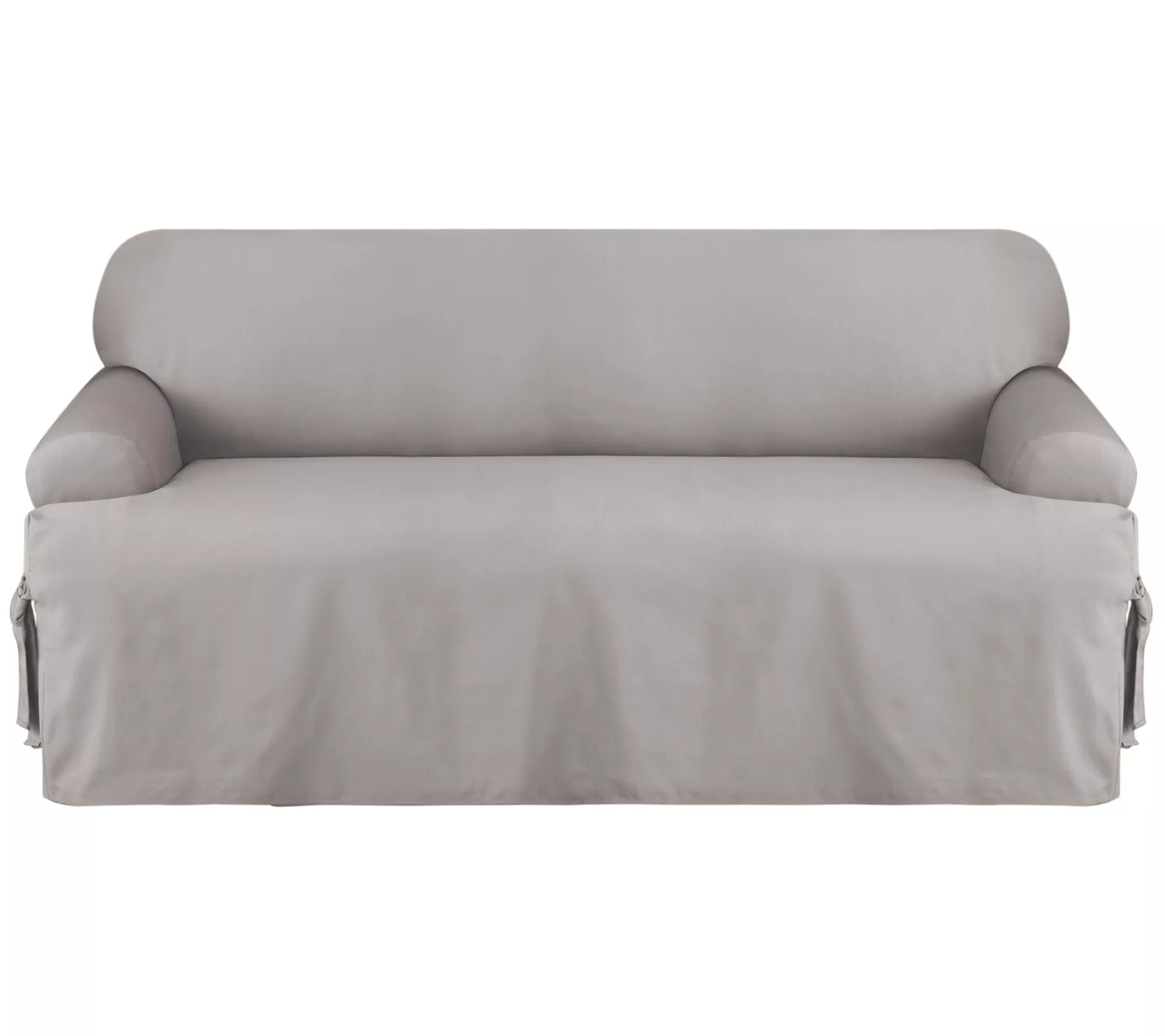 SureFit Duck 1 Piece T Cushion Sofa Slipcover