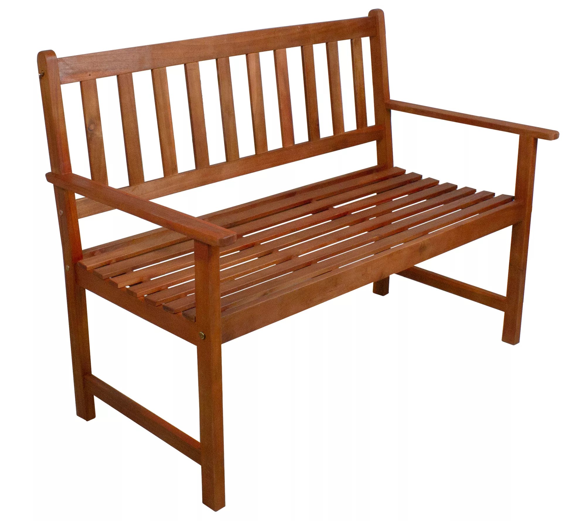 Northlight 48" Light Brown Acacia Wood Outdoor Patio Bench