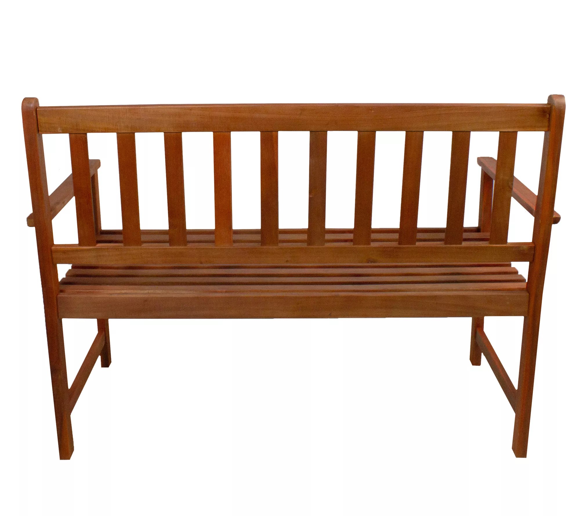 Northlight 48" Light Brown Acacia Wood Outdoor Patio Bench