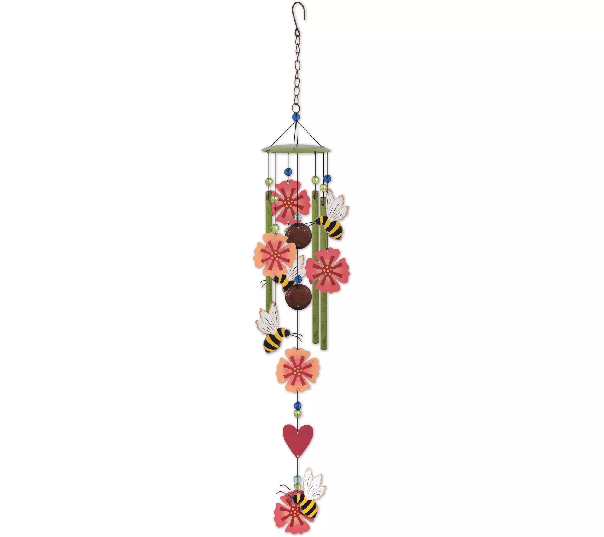 Honeybees & Flowers Wind Chimes