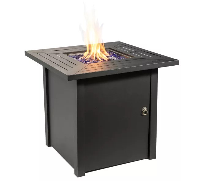 Teamson Home 30" Square Gas Fire Pit