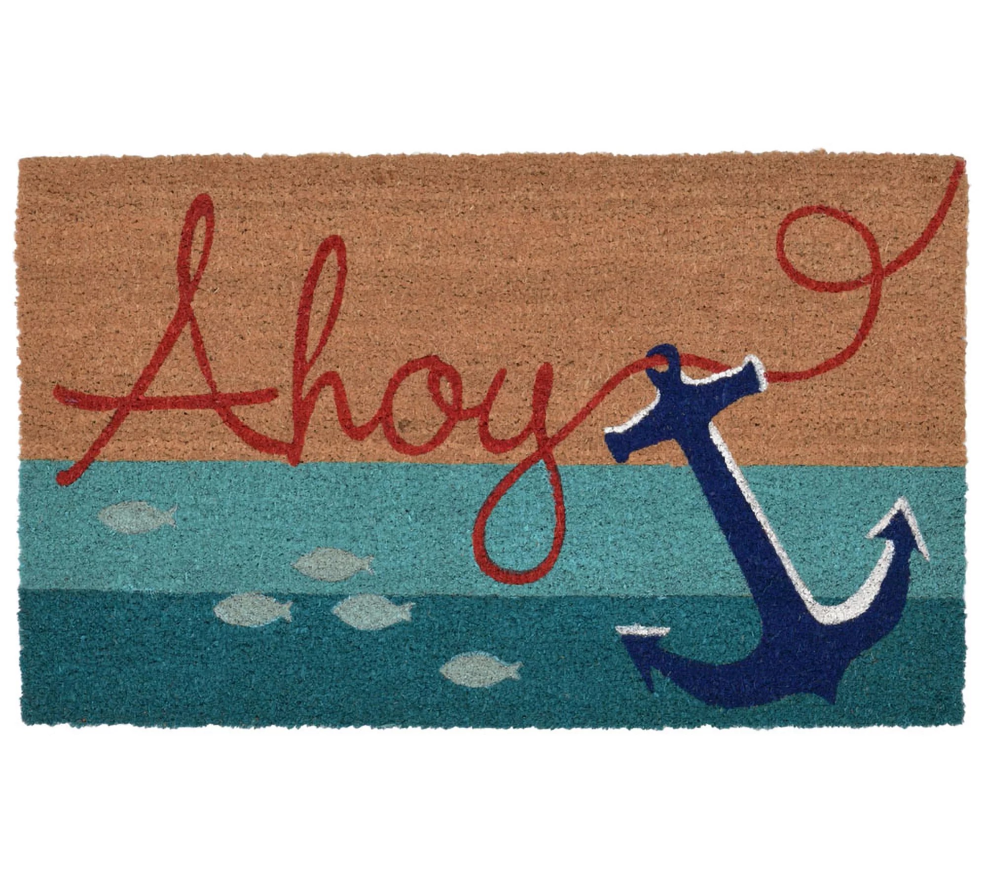 Liora Manne Natura Ahoy Outdoor Mat Natural 24"x 36"