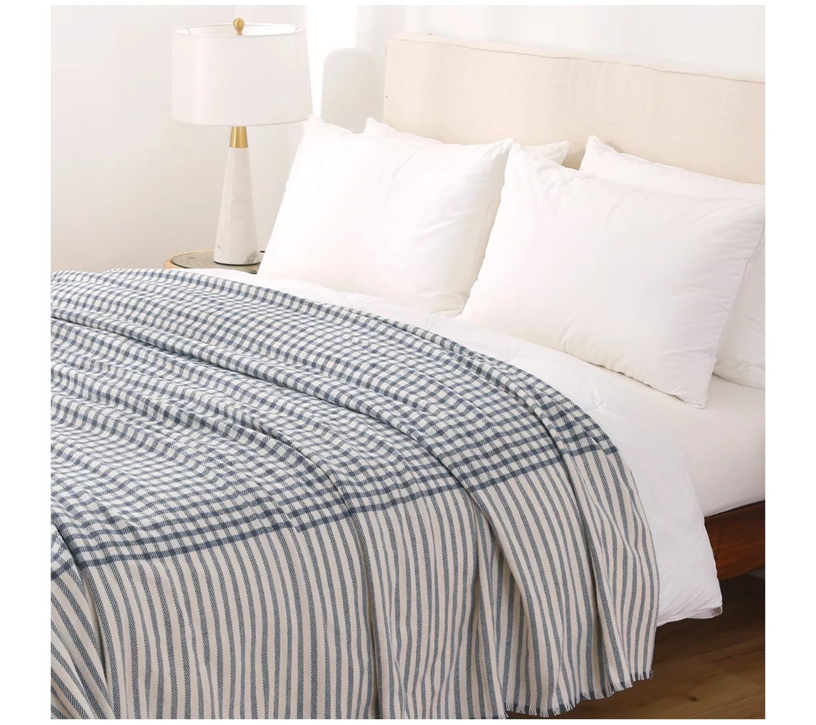 Berkshire Blanket New Zealand Merino Wool PlaidKing