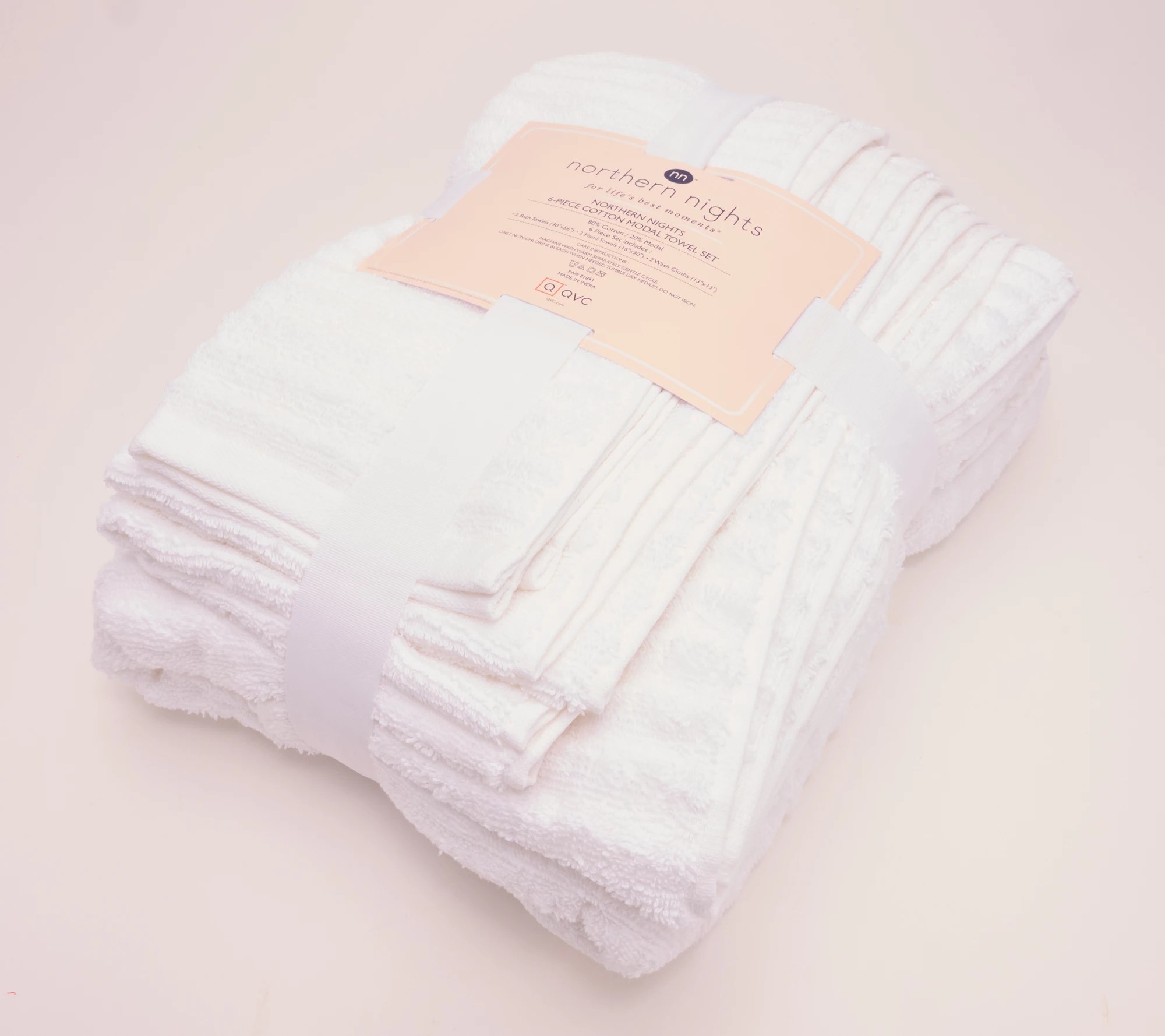 "As Is" Northern Nights 6piece Cotton Modal Towel Set