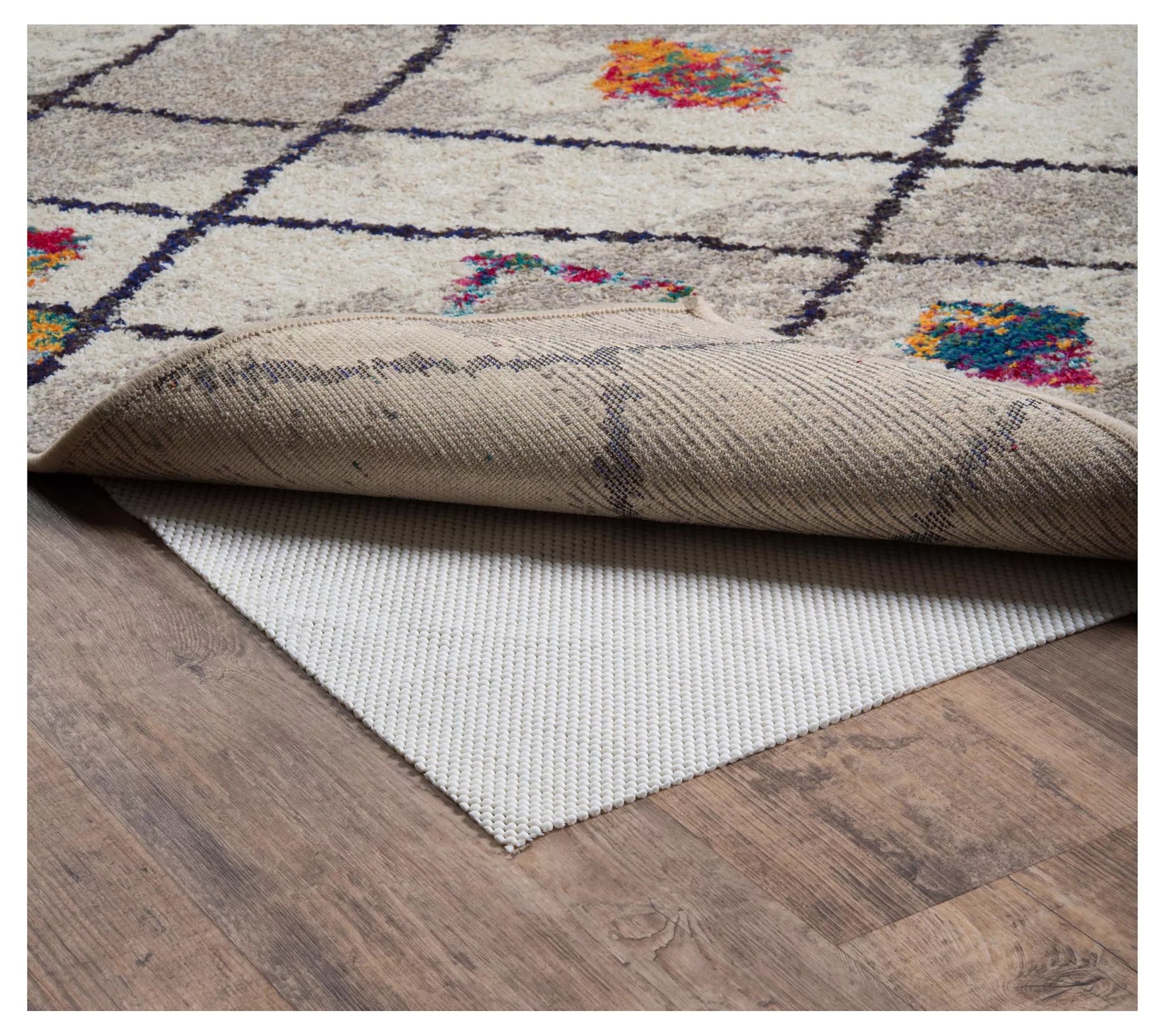 Cushion Grip Indoor Hard Surface Beige 7'6" Round Rug Pad