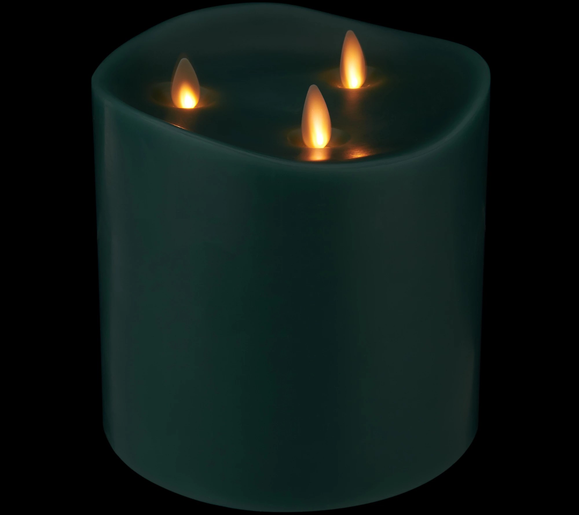 Bethlehem Lights Triple Light 6" x 6" Flameless Pillar Candle