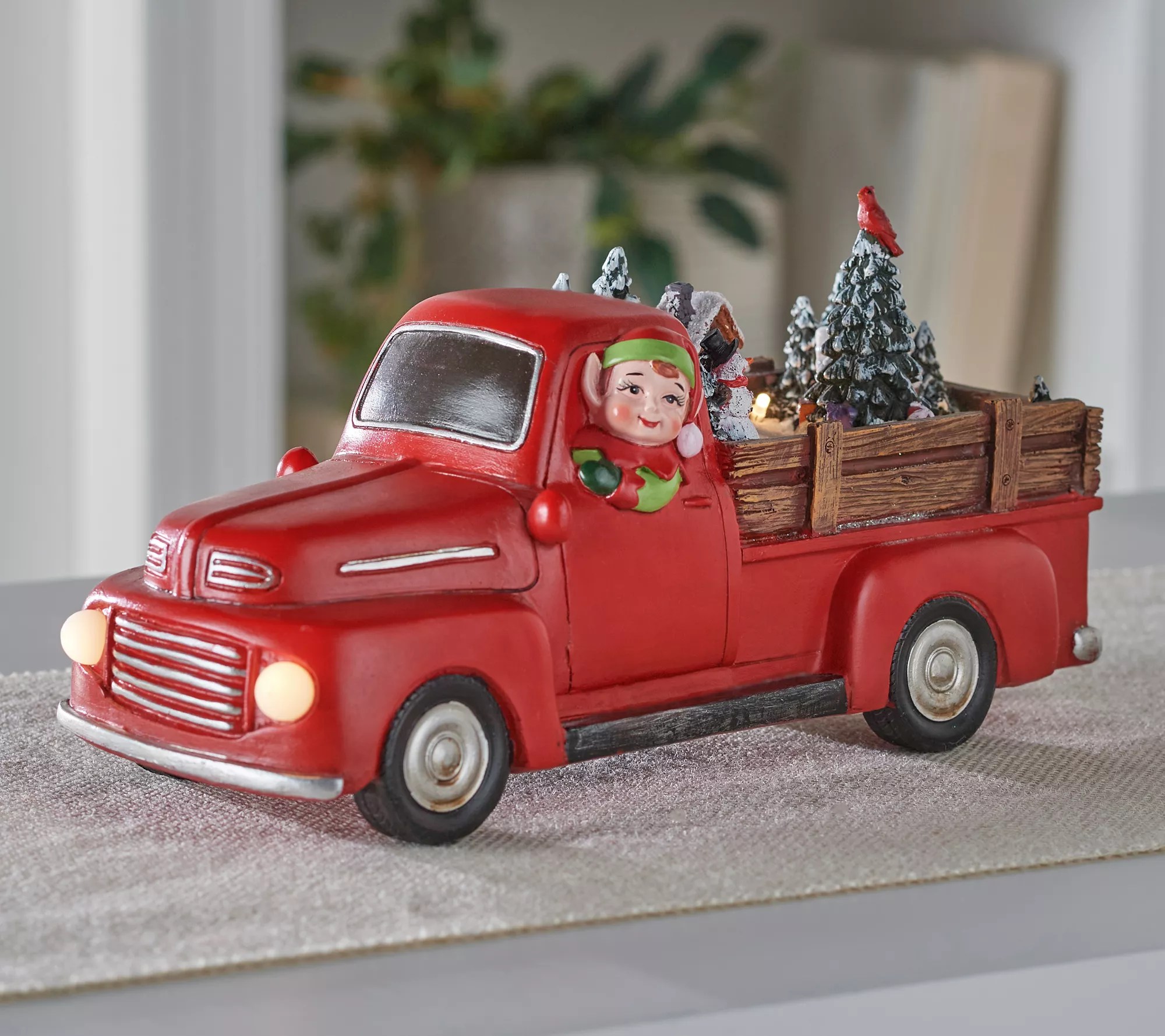 Mr. Christmas Animated and Illuminated Red Truck